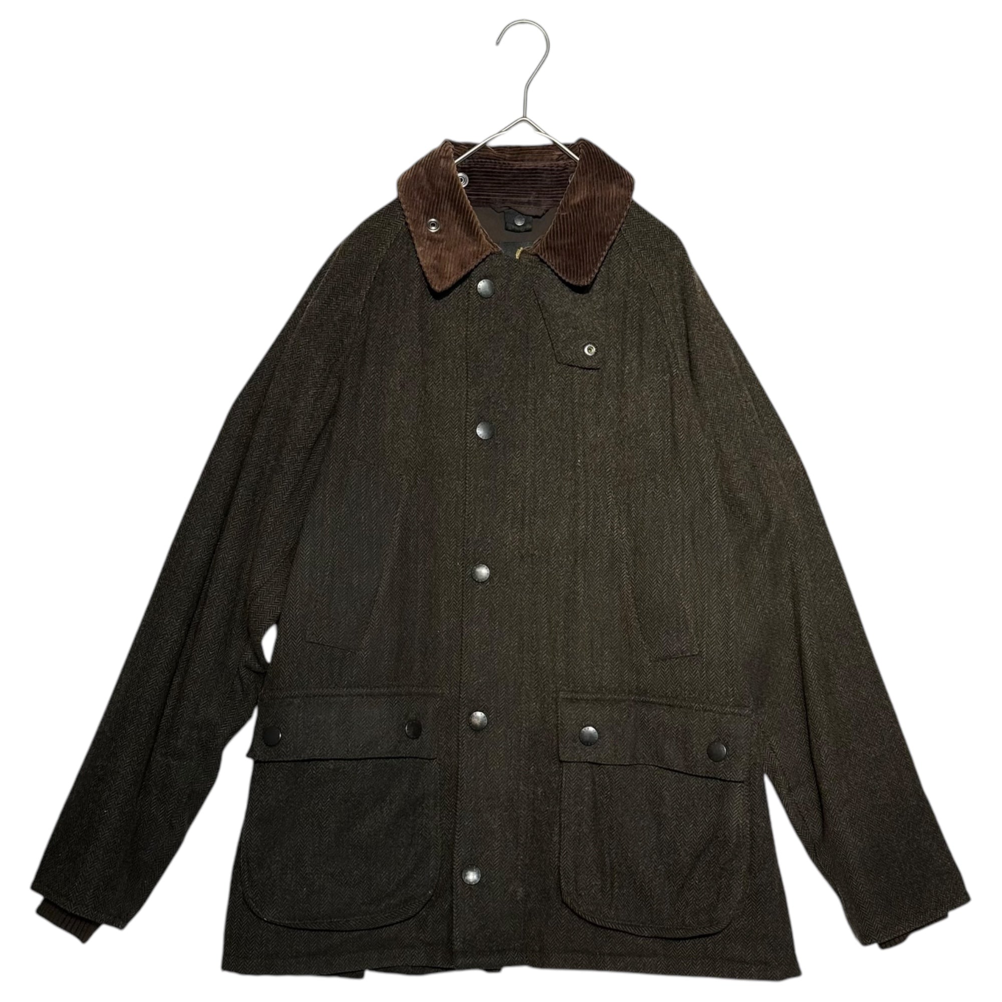 Barbour(バブアー) BEDALE SL ビデイル ワックス ツイード ジャケット 1402203 36(S程度) ブラウン オイルド