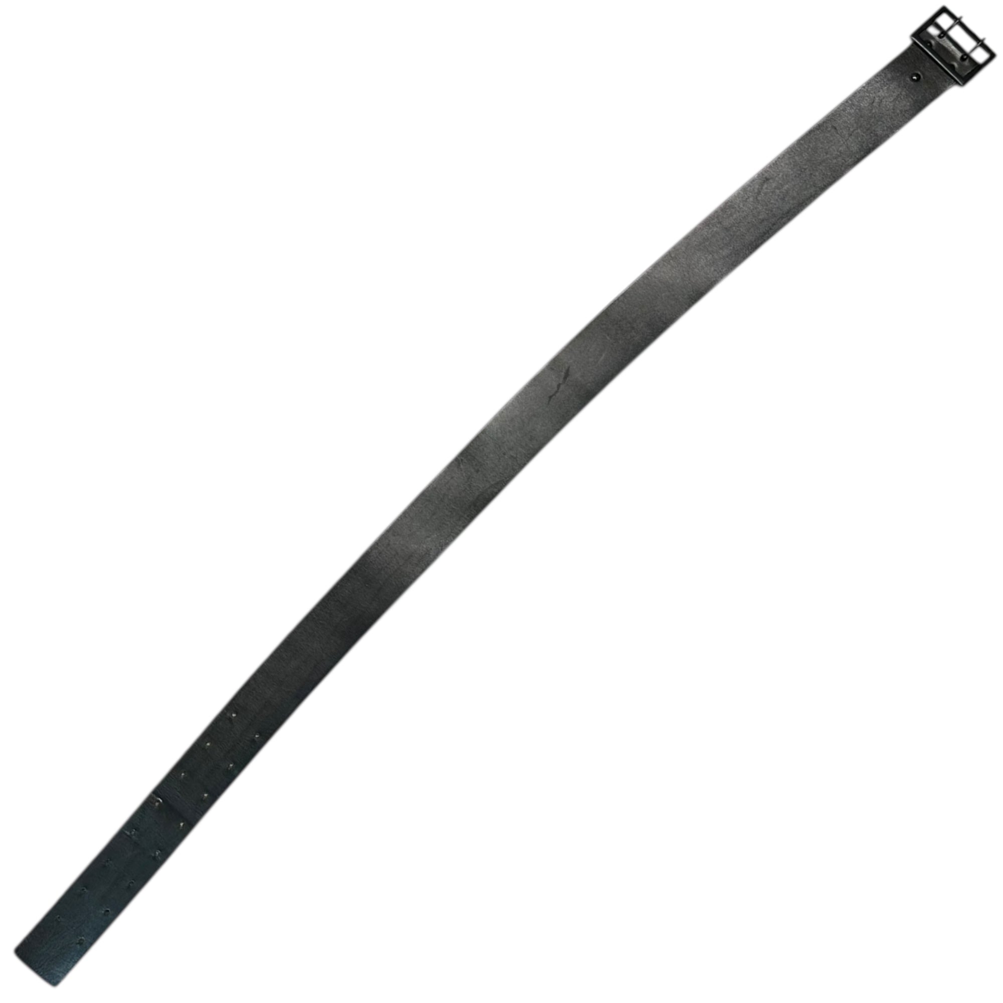 Dior HOMME(ディオールオム) by Hedi Slimane Double-Pin Leather Belt エディ スリマン ダブルピン レザー ベルト 90/105 ブラック エディ期 アーカイブ