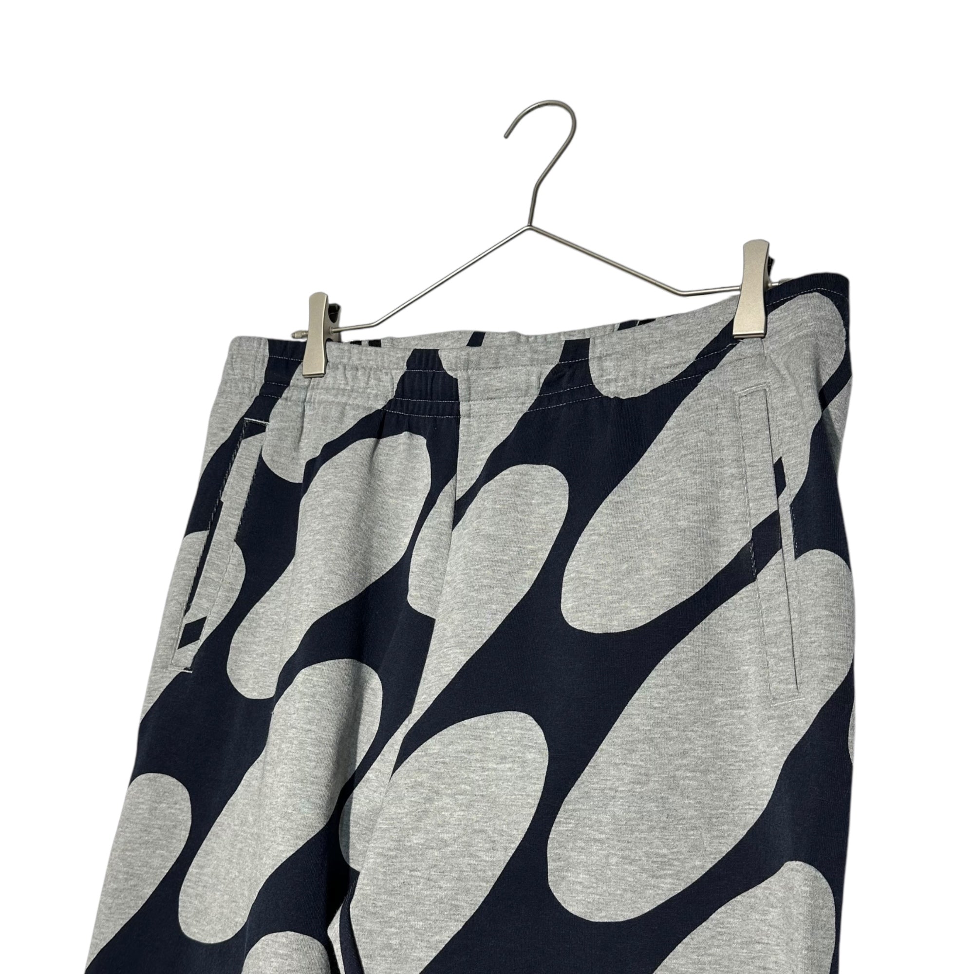 adidas×marimekko(アディダス×マリメッコ) Future Icons 3-Stripes Pants テキスタイル 3ライン トラック パンツ HR8210 2XL グレー×ネイビー ジャージ コラボ