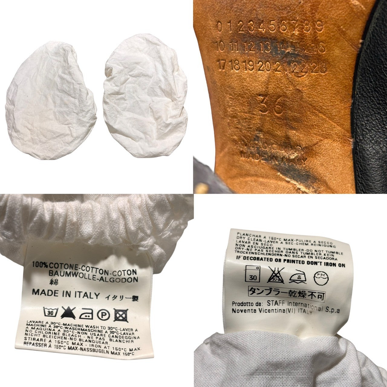 Maison Martin Margiela(メゾン マルタンマルジェラ) TABI BOOTS 足袋 ブーツ 36(23.0cm程度) ブラック レザー タビ 7cm ヒール