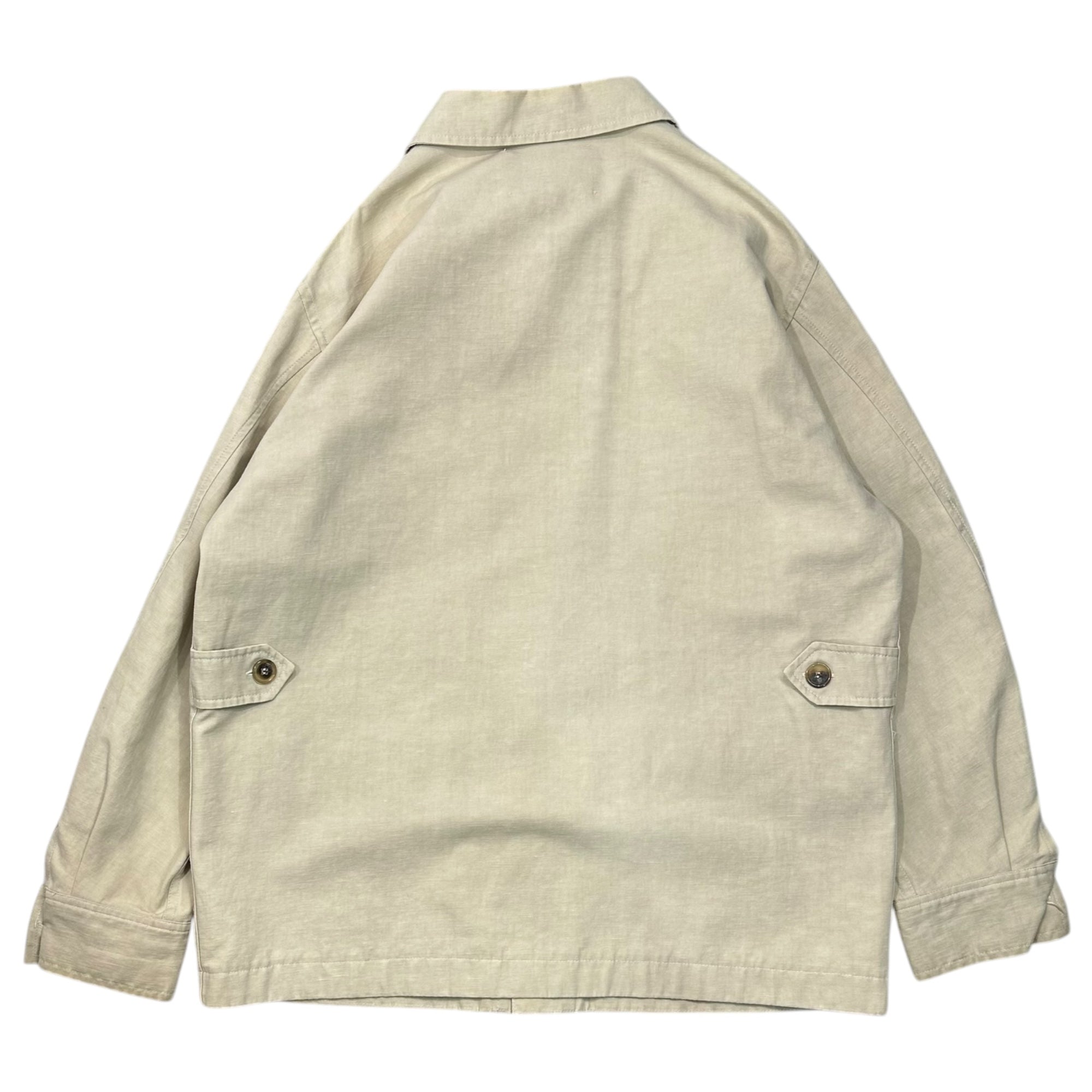 STUDIO NICHOLSON(スタジオニコルソン) MODERN WASHED BDU JACKET モダン ウォッシュド ジャケット SN-284 S ベージュ カバーオール ワーク
