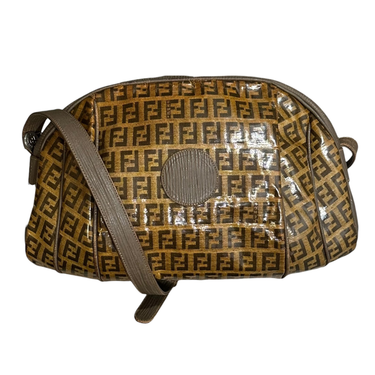 FENDI(フェンディ) Zucchino PVC Shoulder Bag ズッキーノ柄 PVC 