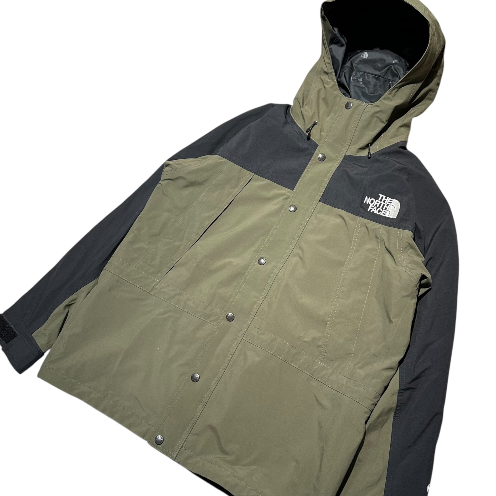 THE NORTH FACE(ノースフェイス) MOUNTAIN LIGHT JACKET マウンテン ライト ジャケット マウンテンパーカー NP62236 L カーキ×ブラック