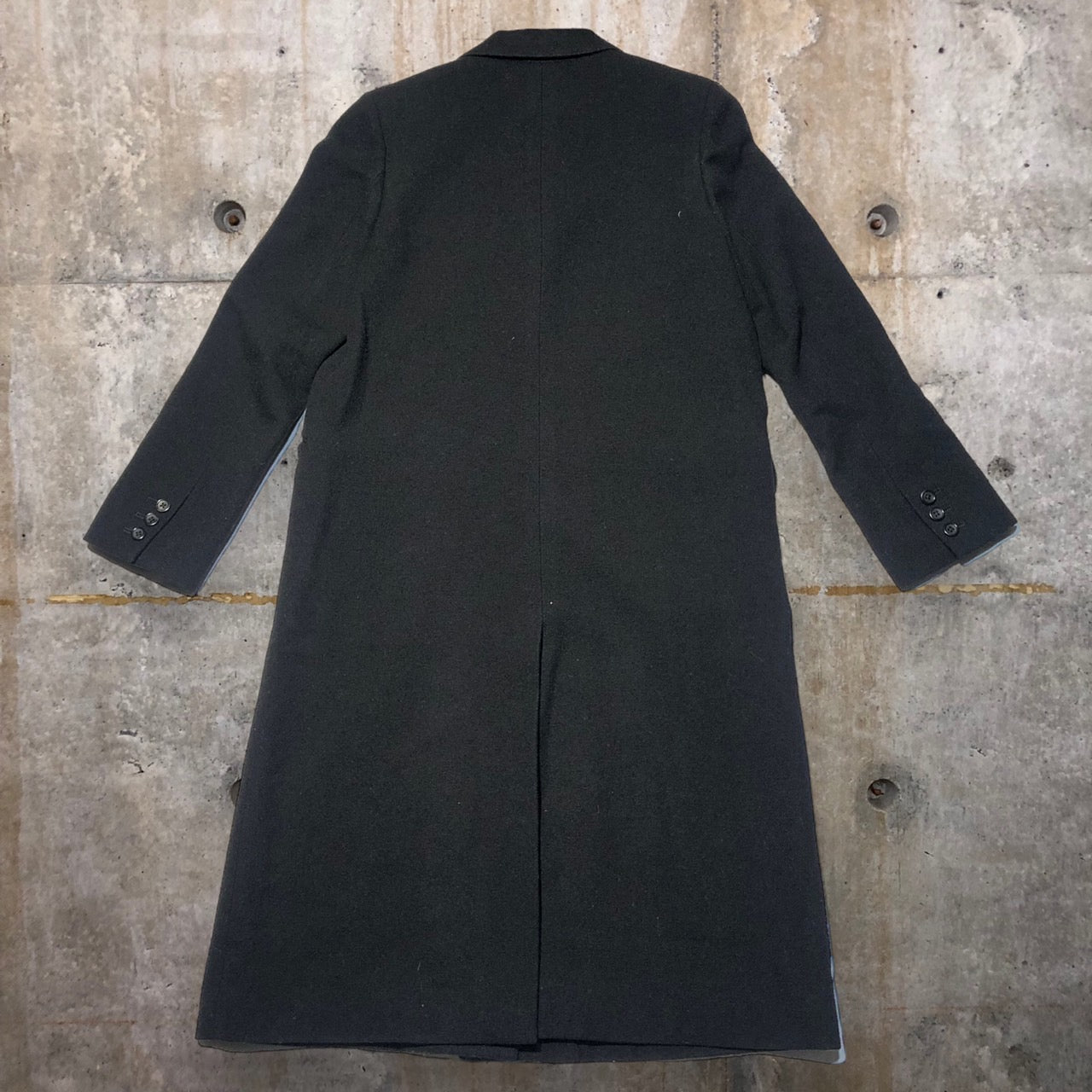 MARGARET HOWELL(マーガレットハウエル) ウールチェスターコート 578-212306 1(Sサイズ程度) ブラック