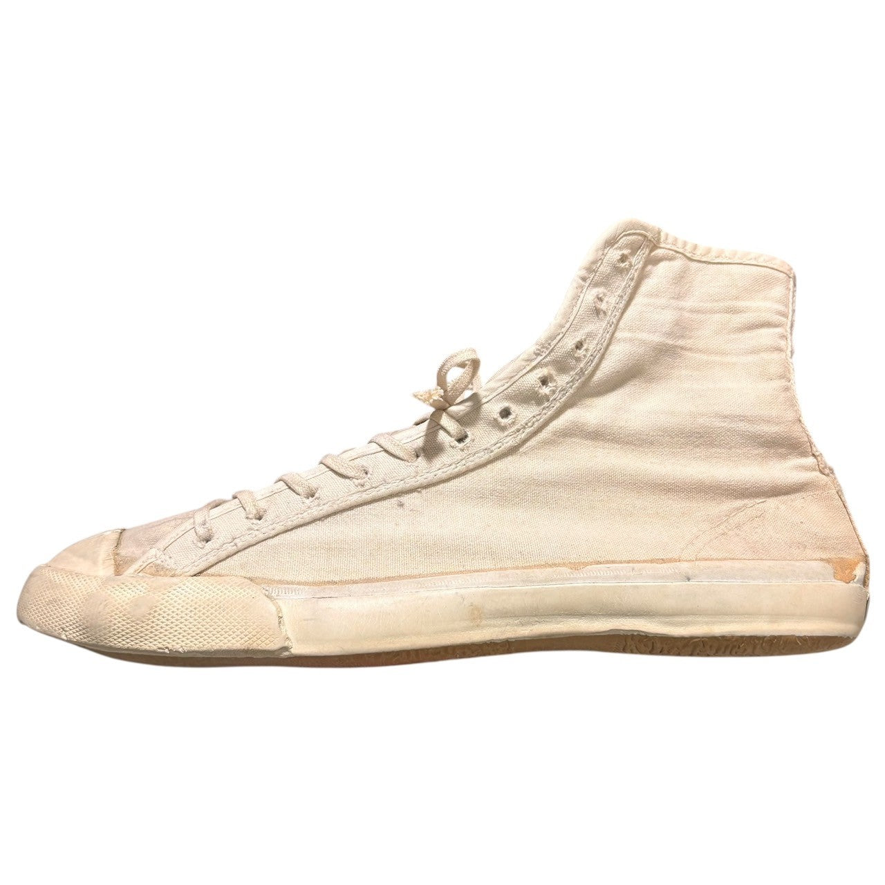 CONVERSE(コンバース) 50's USA made CHUCK TAYLOR ''Wrestling shoe'' チャック テイラー ウエイト リフティング シューズ 10(28cm程度) アイボリー 50年代 ヴィンテージ ハイカット スニーカー ボロ