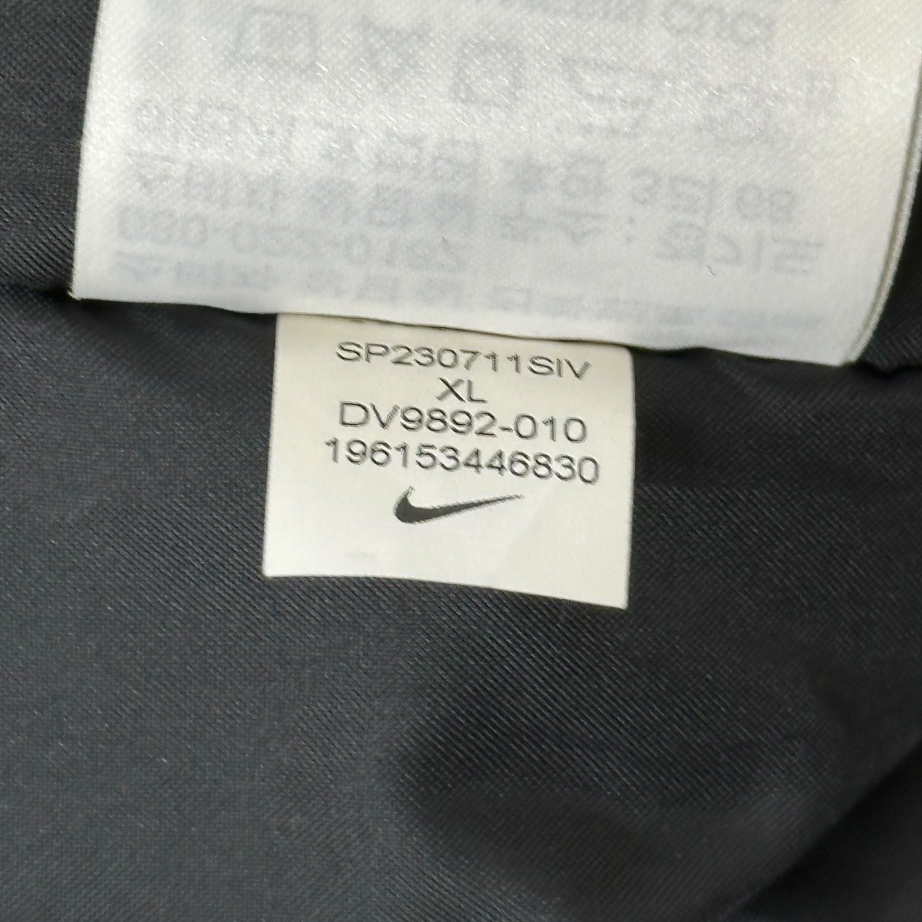 NIKE(ナイキ) AS M NSW NIKE AIR BOMBER JKT ロゴ 刺繍 ボンバー ジャケット DV9892-010 XL ブラック MA-1 ブルゾン