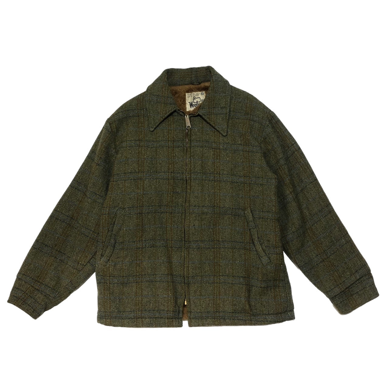 WOOLRICH(ウールリッチ) 80'ウールブルゾン/チェック裏ボアジャケット 