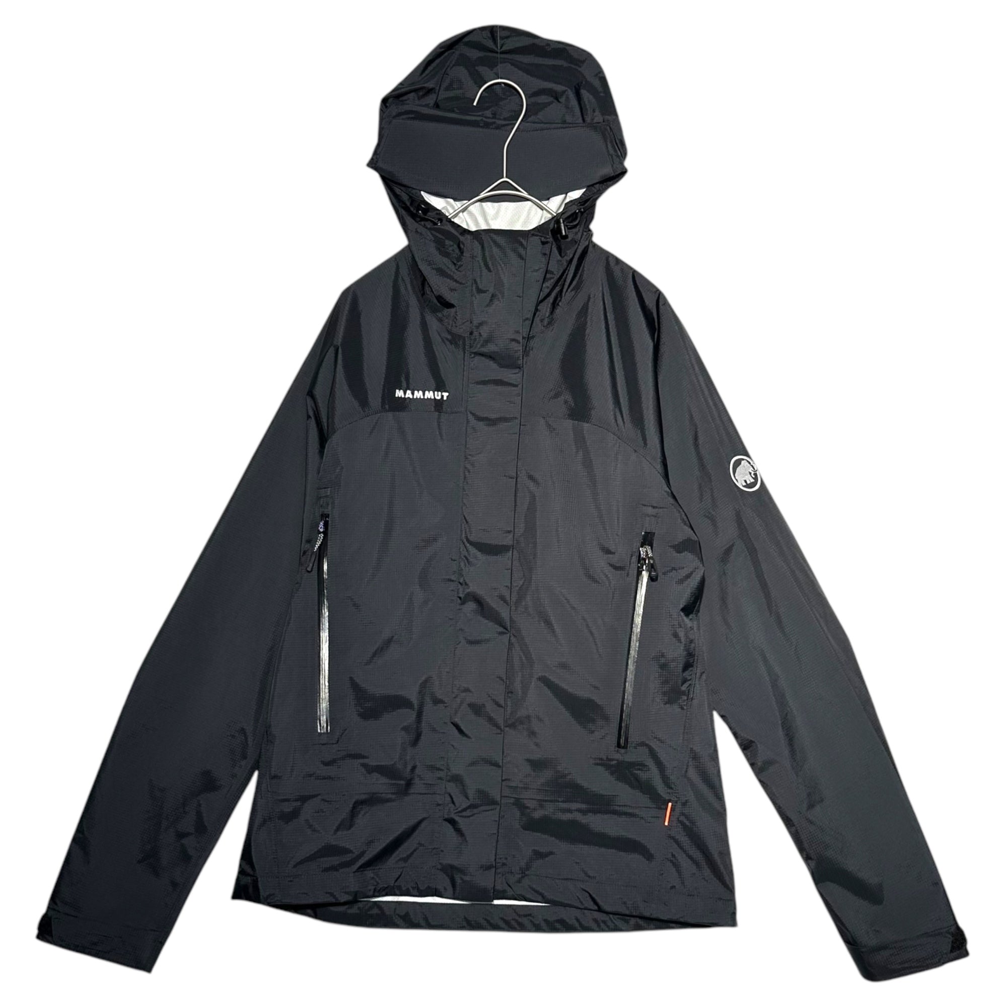 MAMMUT(マムート) Microlayer 2.0 HS Hooded Jacket AF マイクロレイヤー 2.0 ハードシェル フーデッド ジャケット 1010-28661 XS ブラック マウンテンパーカー アウトドア 登山