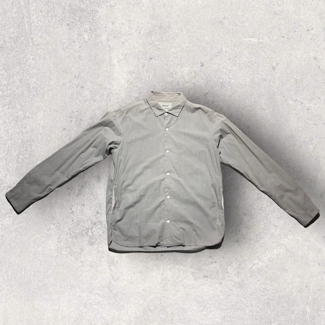 YAECA(ヤエカ) COMFORT SHIRT L グレー