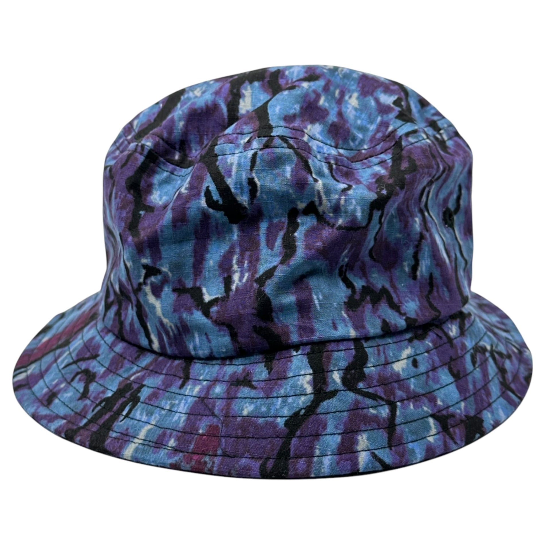 South2 West8 S2W8(サウス2ウエスト8) Bucket Hat - Cotton Ripstop / Printed - Horn Camo バケット ハット コットンリップストップ MR676 M ブルー×パープル 帽子
