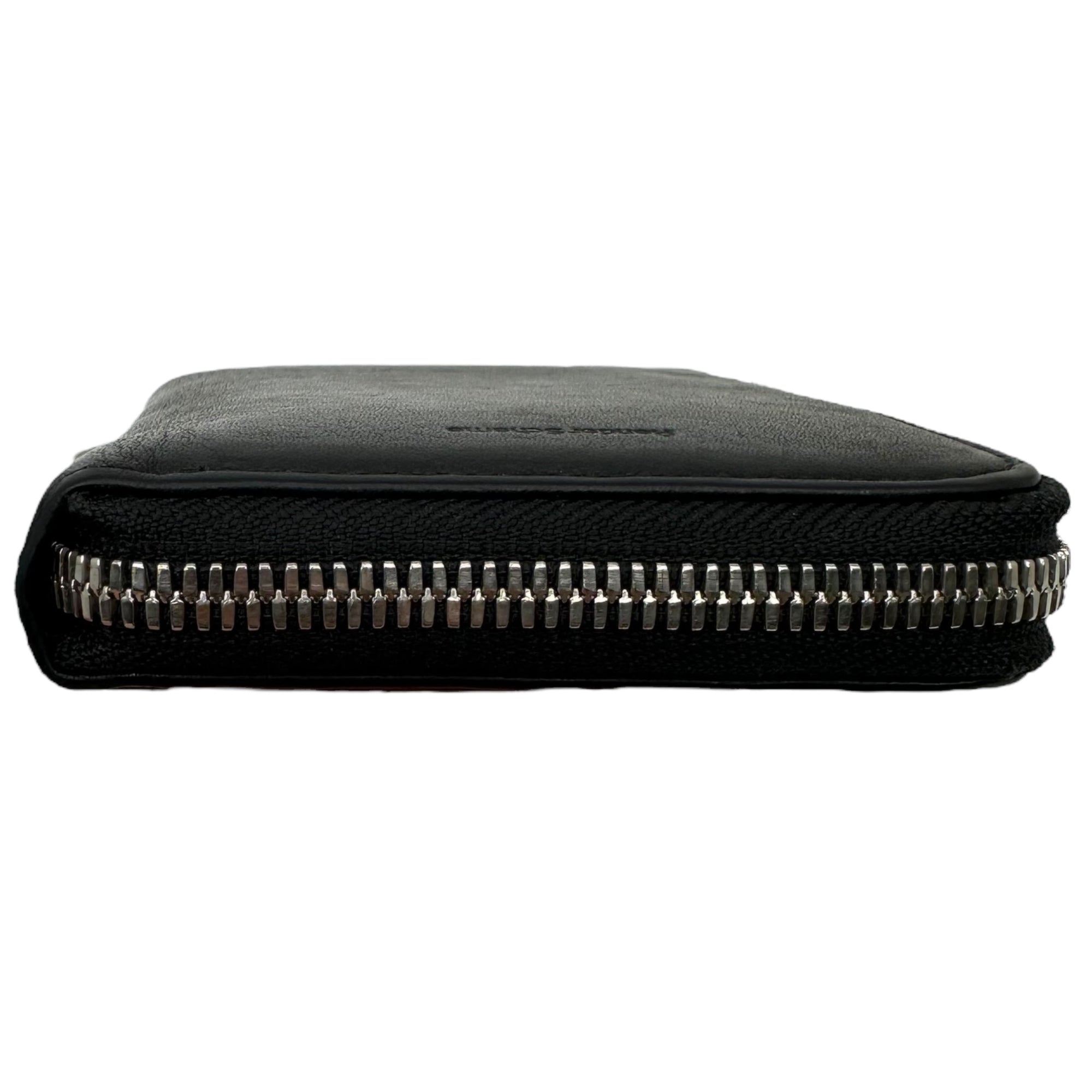 Hender Scheme(エンダースキーマ) Round zip leather compact wallet ラウンドジップ レザー コンパクト ウォレット 財布 ブラック