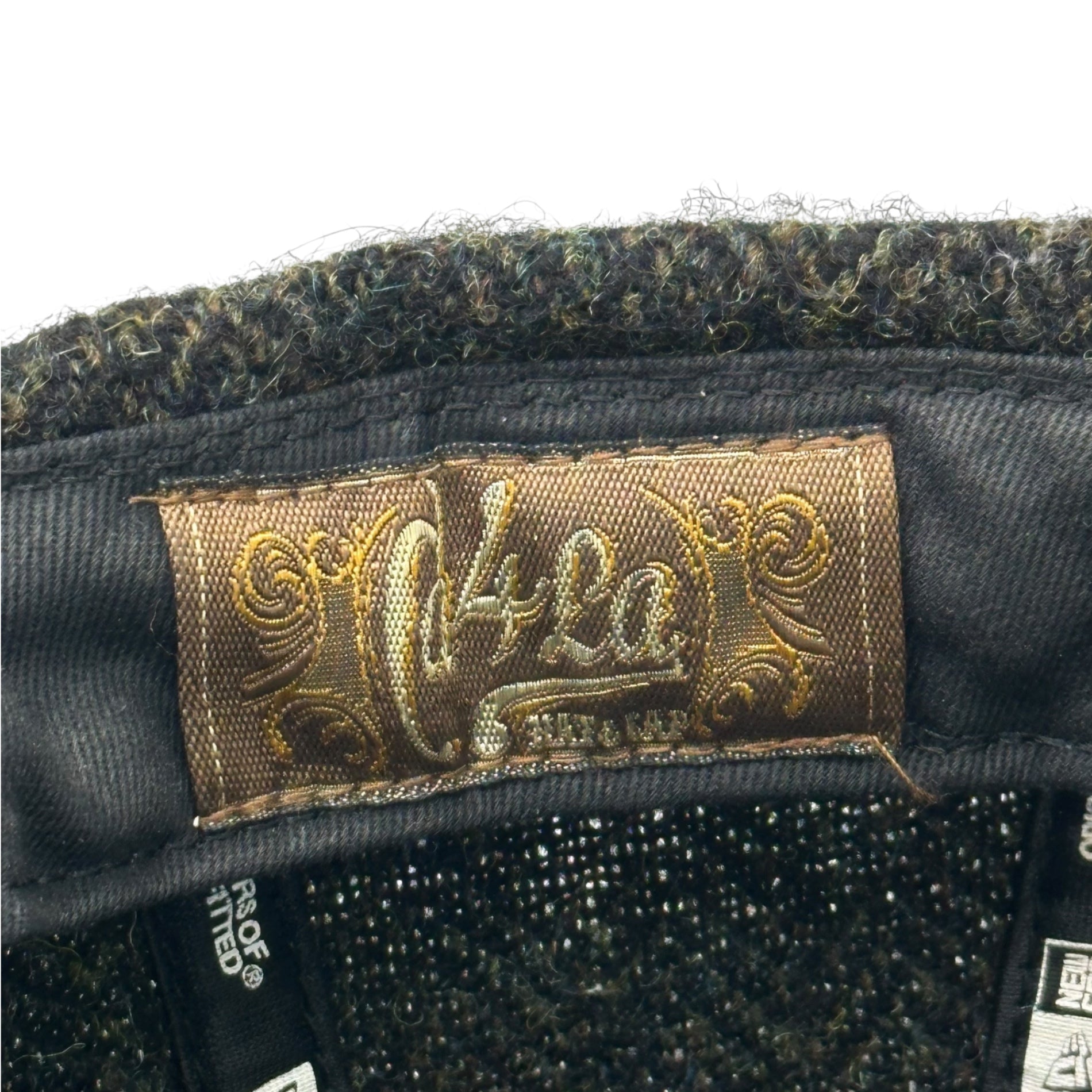NEW ERA × COOPERSTOWN(ニューエラ × クーパーズタウン) Harris Tweed Wool New York Yankees 8 Panel Cap ハリスツイード ウール ニューヨークヤンキース 8パネル キャップ 7 1/4(57.7cm) ダークグリーン