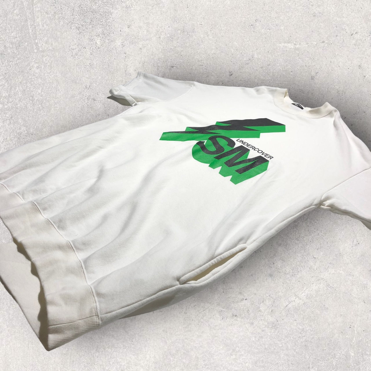 UNDERCOVERISM(アンダーカバーイズム) ロゴビッグサイズスウェットプルオーバー UI2A4807 2 ホワイト