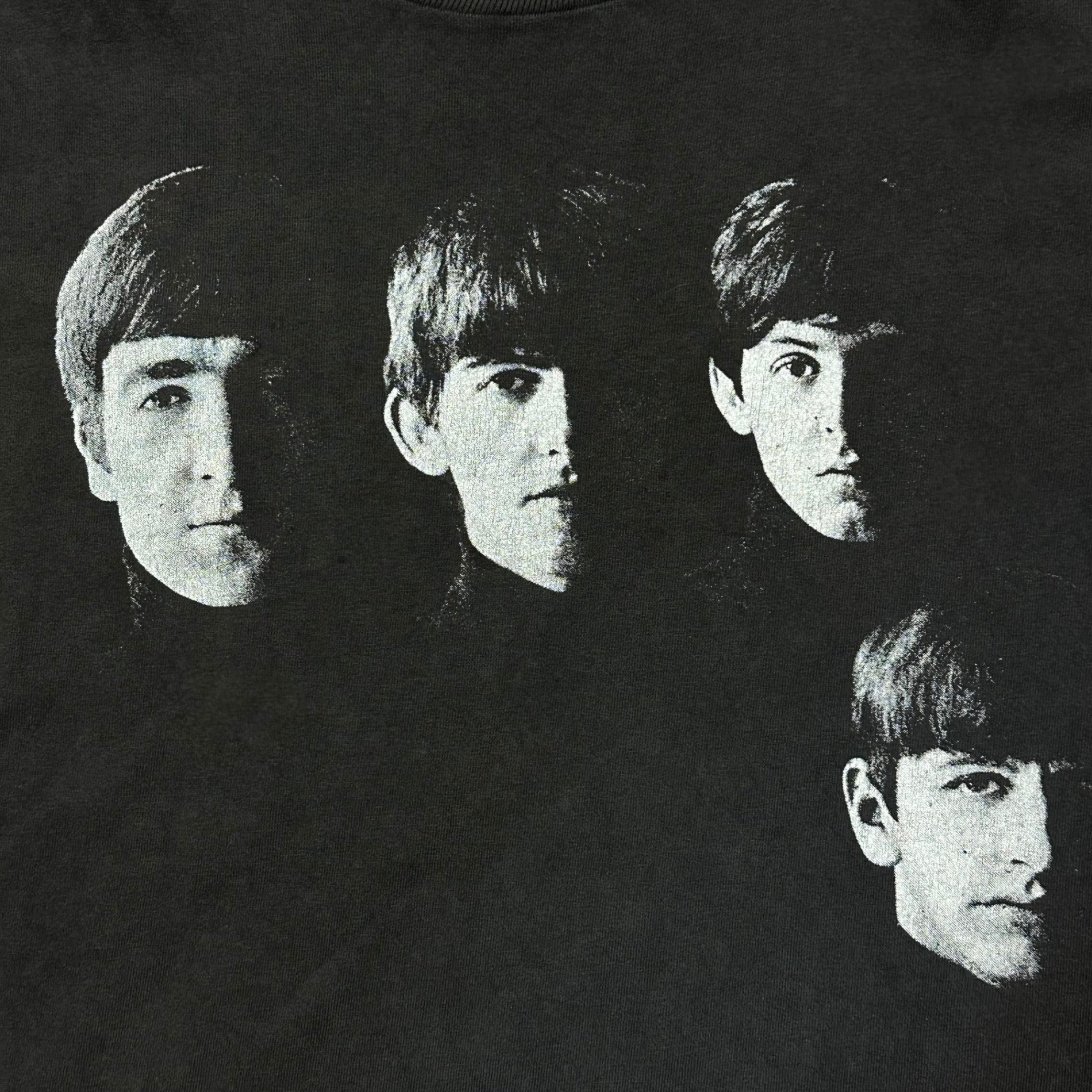 VINTAGE(ヴィンテージ) 1992's "MEET THE BEATLES" TEE ヴィンテージ ビートルズ Tシャツ 表記無(XL程度) ブラック 90's 90年代 バンド