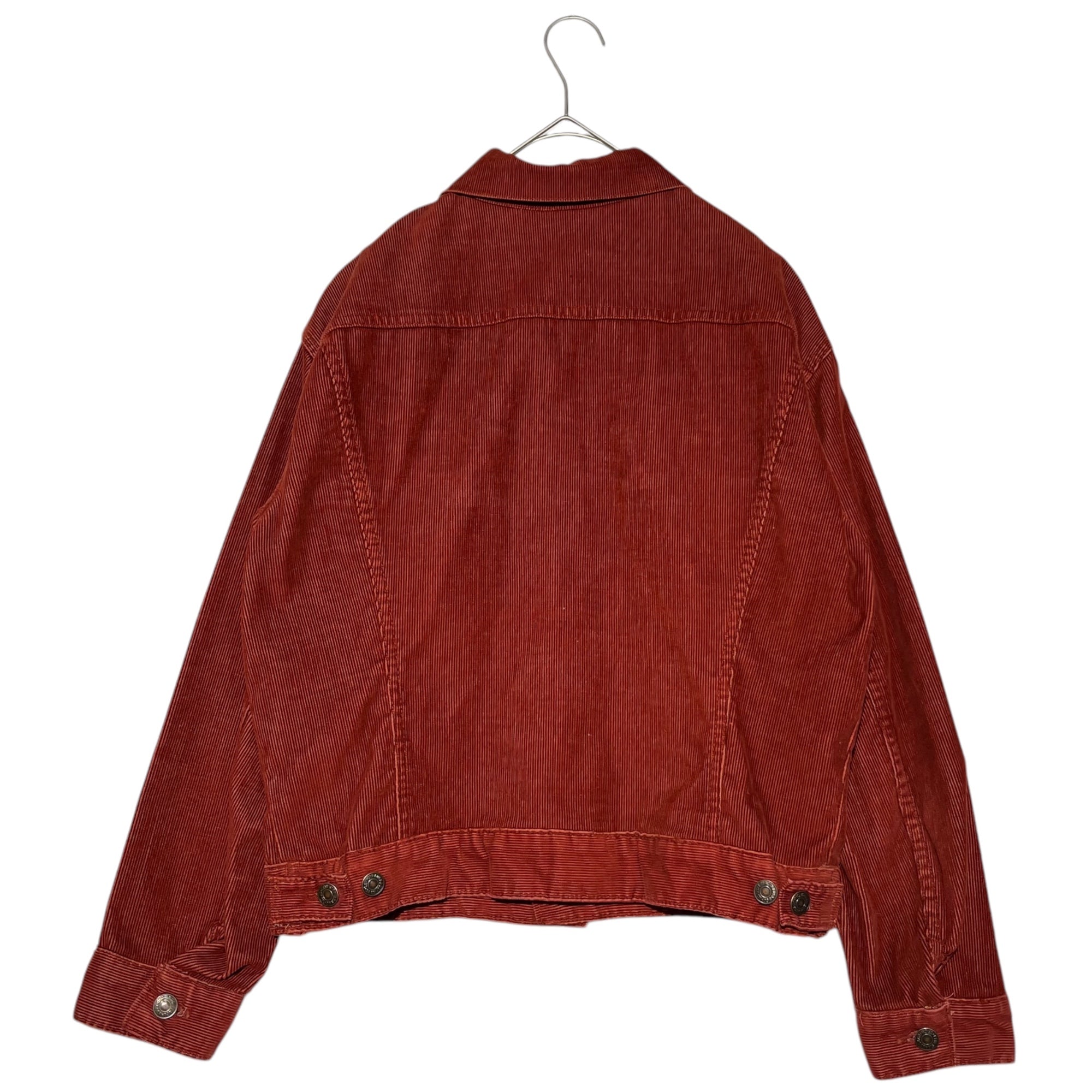 Levi's(リーバイス) 70's VINTAGE CORDUROY TRUCKER JACKET ヴィンテージ コーデュロイ トラッカー ジャケット 70505-1587 44 レッドブラウン 裏529 USA製