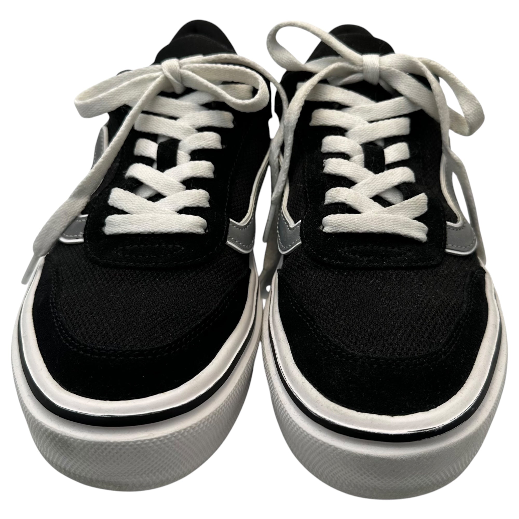 VANS(バンズ) SCLIPT Low-top sneakers スクリプト ローカット スニーカー V3854 662237-0004 27cm ブラック×ホワイト×シルバー