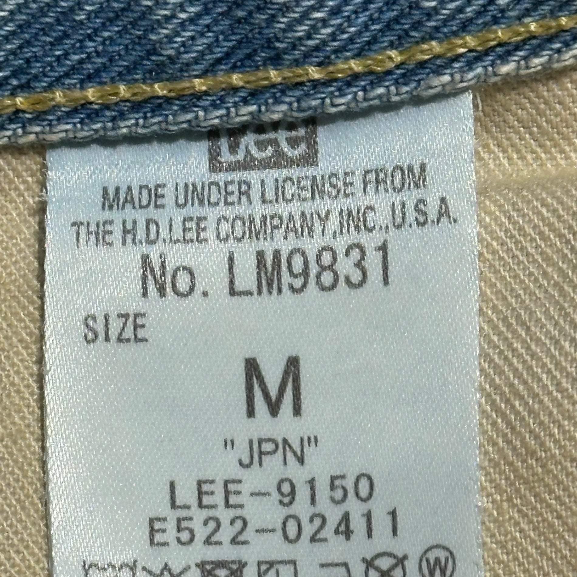 LEE(リー) RIDER WIDE SHORTS ライダー ワイド ショーツ デニム LM9831 M ライトインディゴ BEAMS等取扱