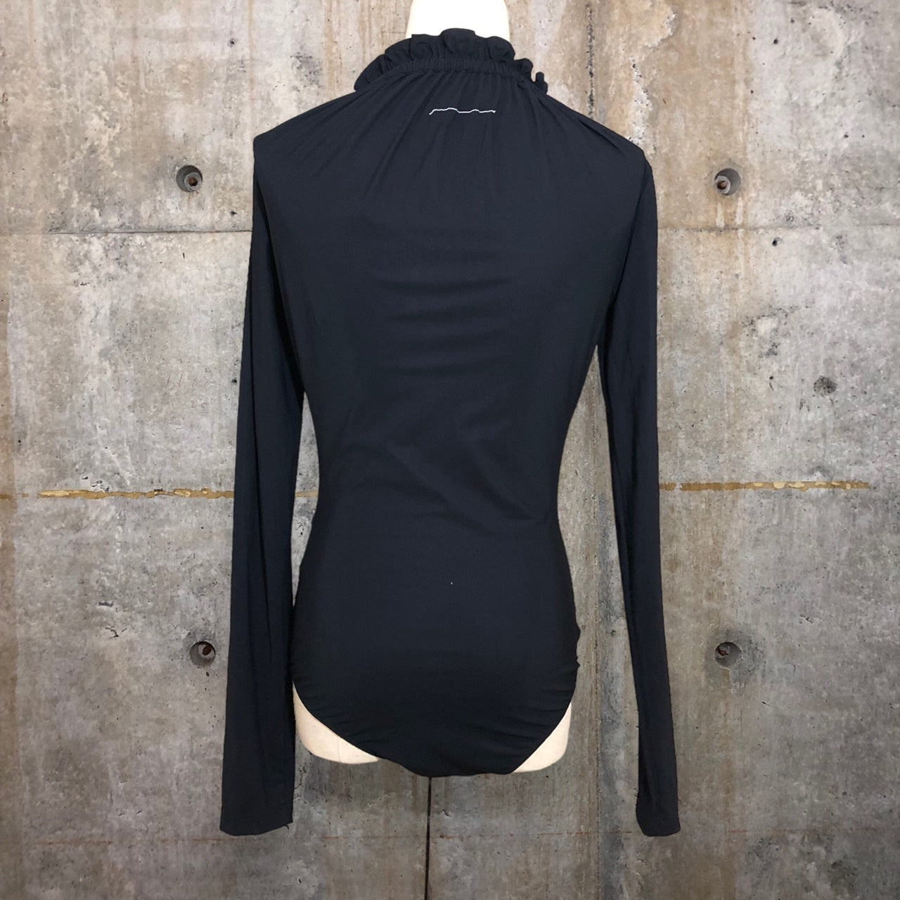 MM6(エムエムシックス) 20AW襟フリルボディスーツ S32NA0044 S ブラック