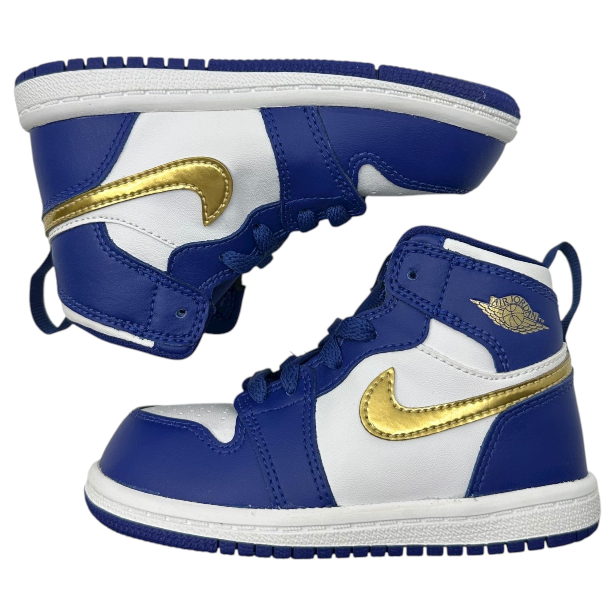 NIKE(ナイキ) 2016 Jordan 1 Retro High BT ジョーダン 1 レトロ ハイ 705304-406 US 7C(13cm) ブルー×ホワイト キッズ スニーカー