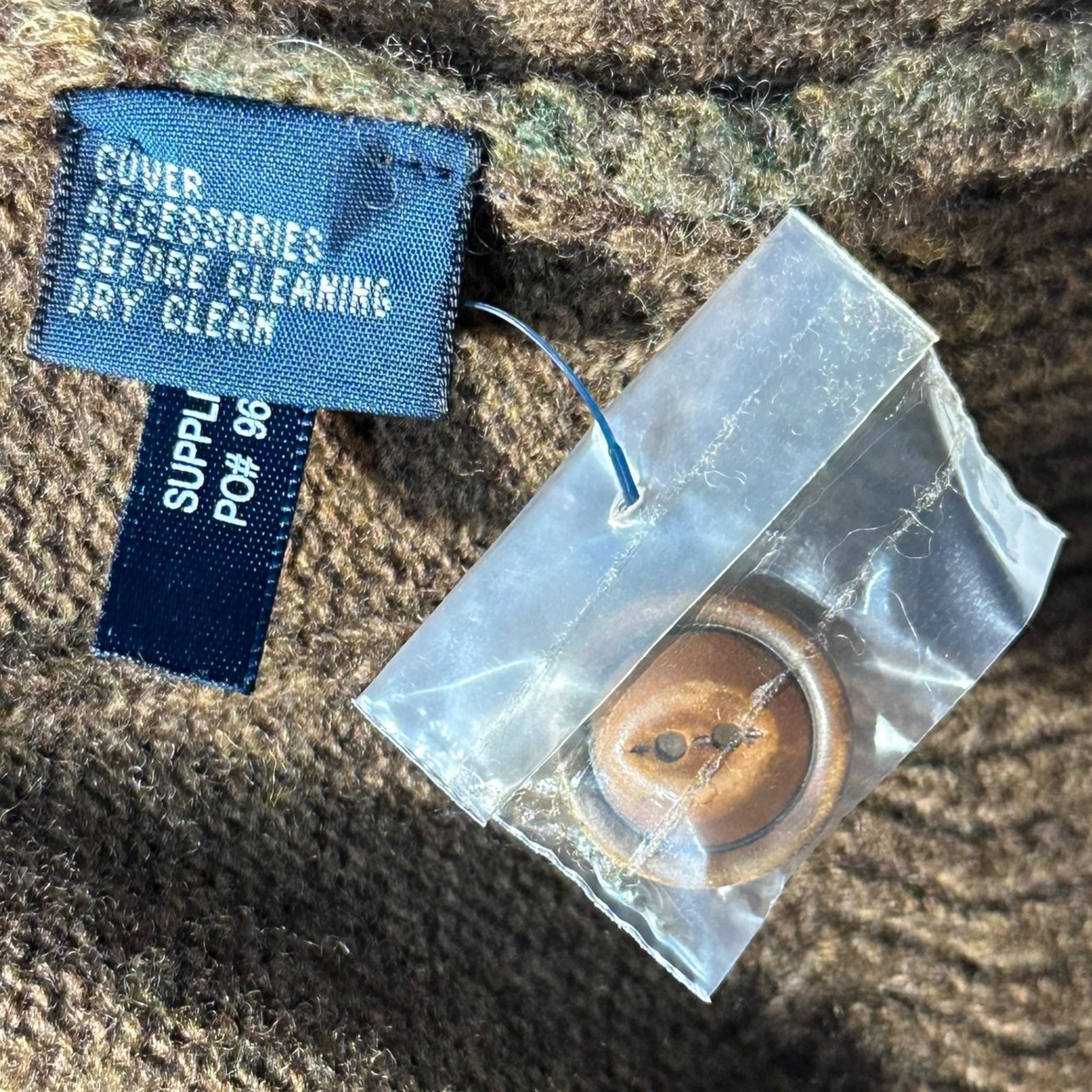 POLO RALPH LAUREN(ポロラルフローレン) Patchwork Cashmere-Blend Wool Knit Cardigan Vest パッチワーク カシミア混 ウール ニット カーディガン ベスト M ブラウン