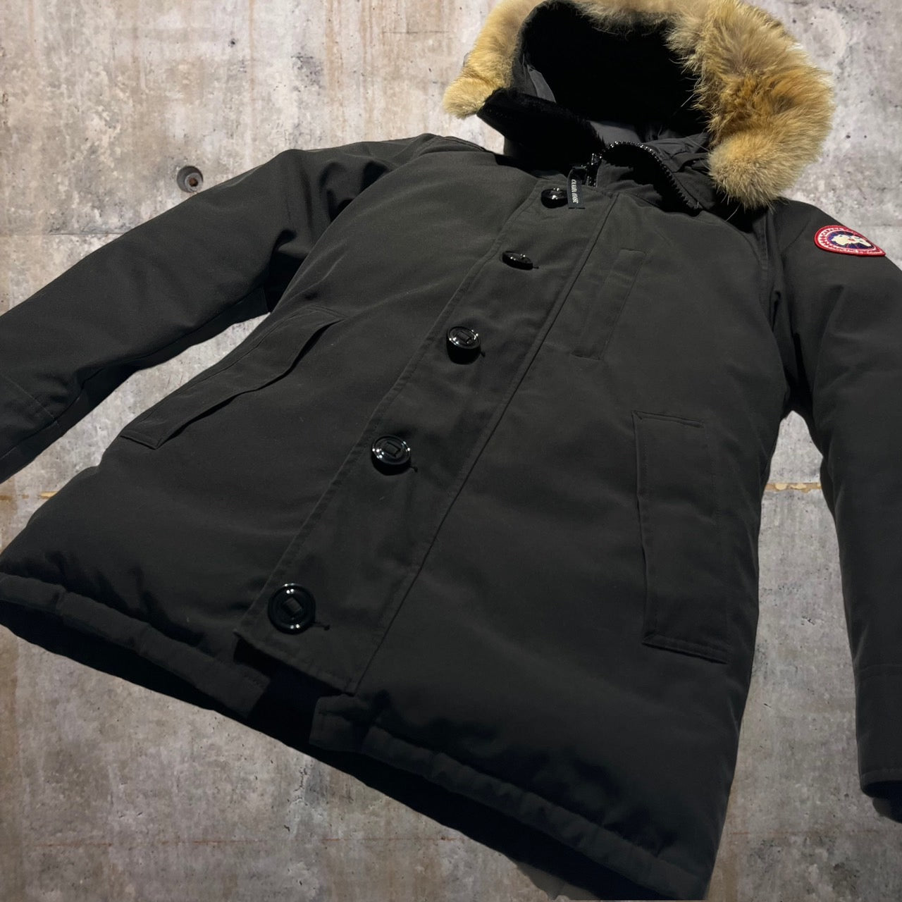 CANADA GOOSE(カナダグース) JASPER PARKA/ジャスパー/ダウンジャケット 3438JM XS ブラック サザビーリーグ