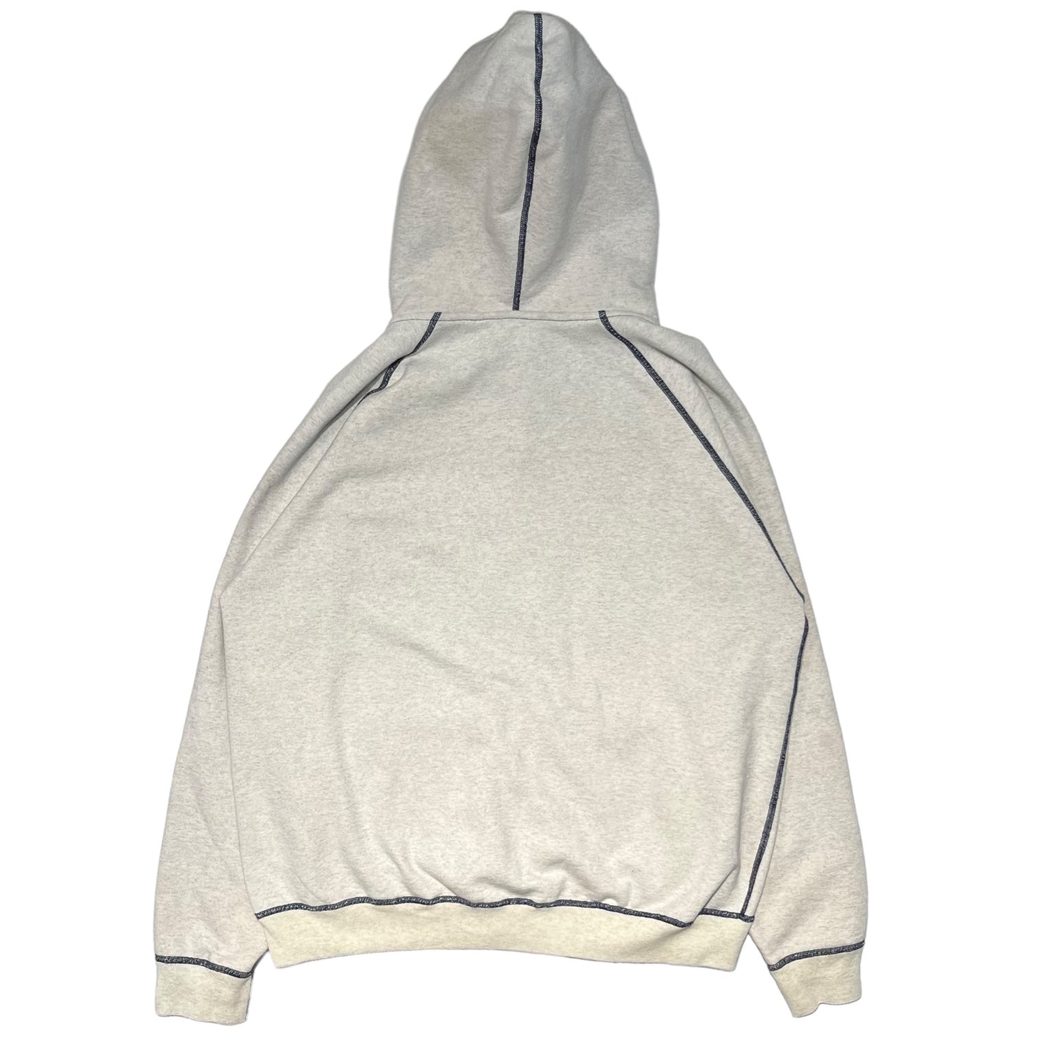 A BATHING APE(アベイシングエイプ) 00's Love Gene Check Reversible Parka ラブジェネ チェック リバーシブルパーカー L グレー×レッド ジップ