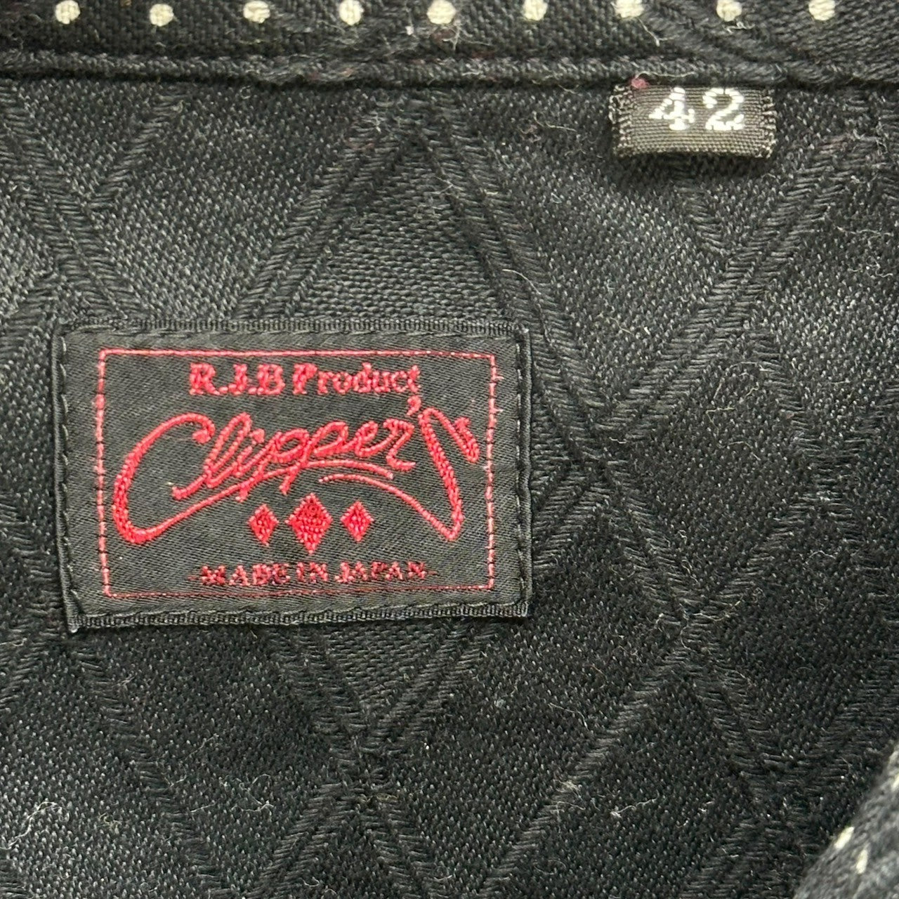 R.J.B(アールジェイビー) Diamond Stitch Flower Western Shirt ダイヤ ステッチ フラワー ウエスタン シャツ 42 ブラック FLATHEAD フラットヘッド ドット