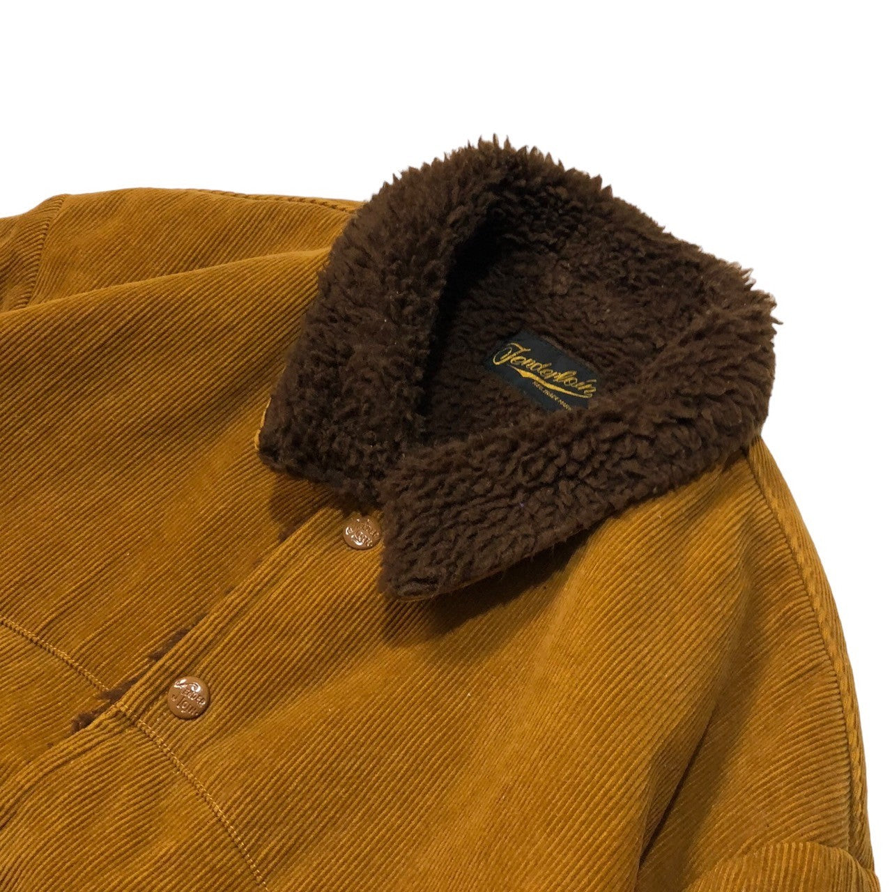 TENDERLOIN(テンダーロイン) T-SADDLE CORDUROY JKT サドル コーデュロイ ジャケット ウエスタン S マスタード×ブラウン