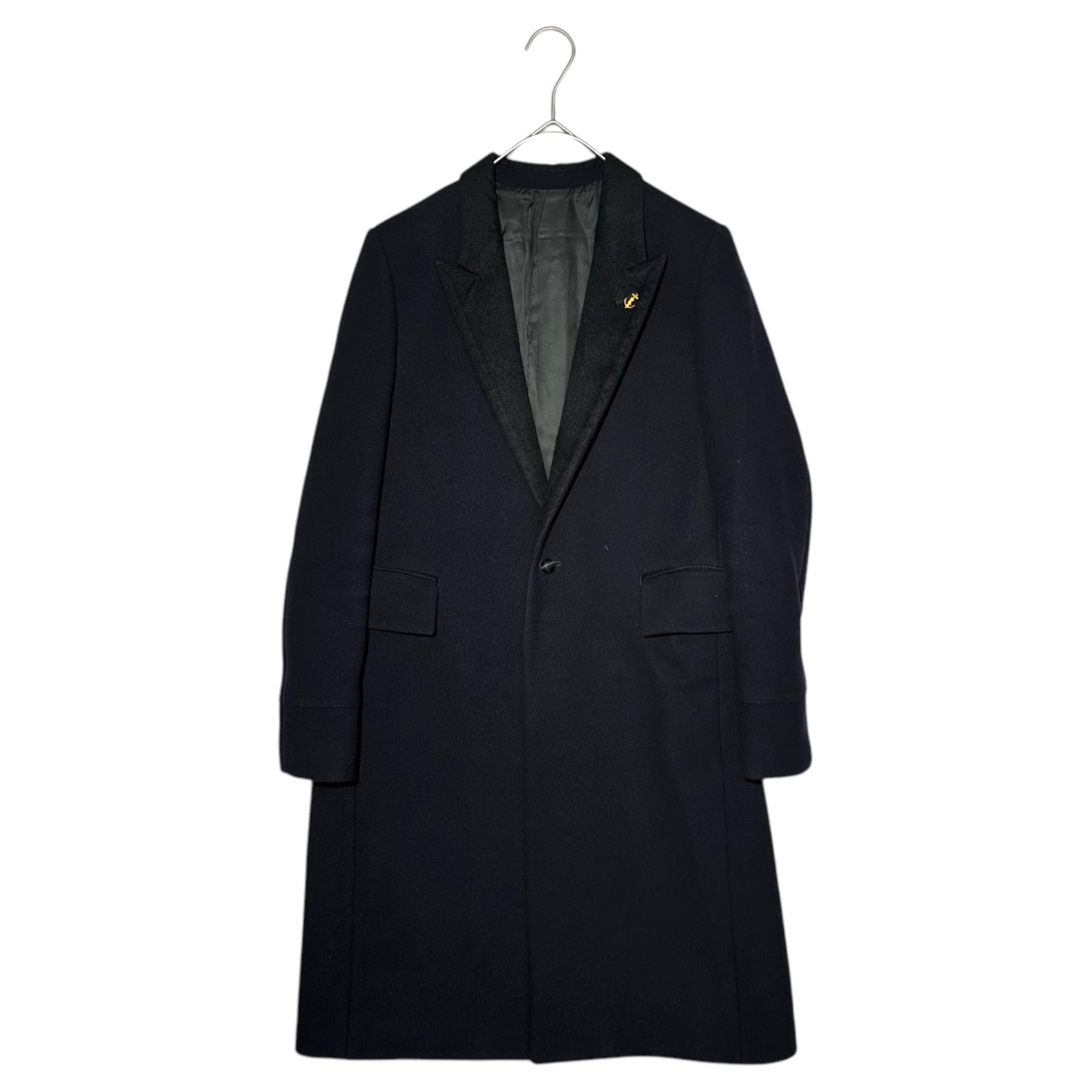 THE RERACS(ザリラクス) メルトン チェスター コート S ネイビー