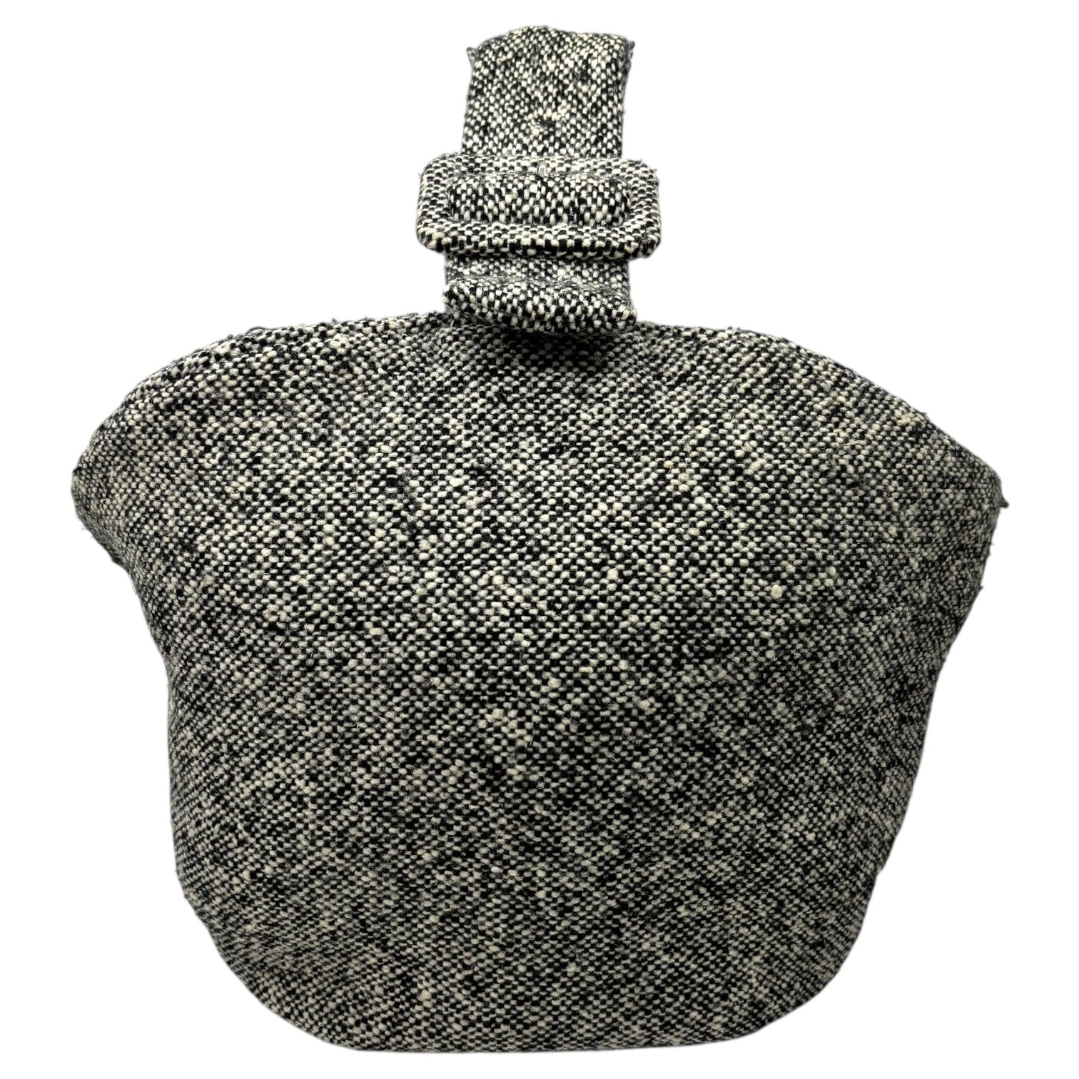 COMME des GARCONS JUNYA WATANABE(コムデギャルソンジュンヤワタナベ) Tweed Quilted Single-Handle Handbag ツイード 中綿 ワンハンドル ハンド バッグ JK042040 ホワイト×ブラック
