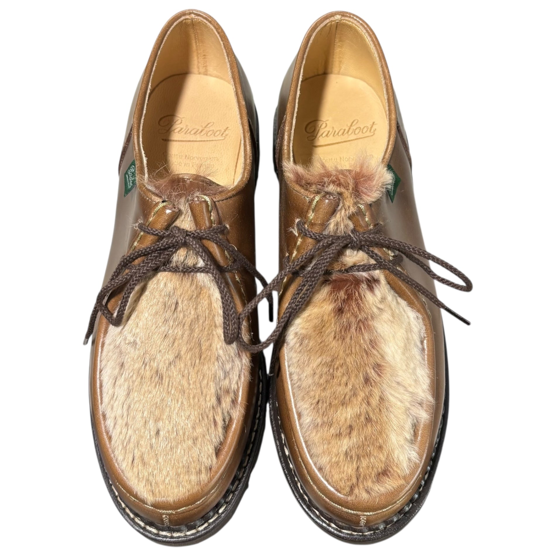 Paraboot(パラブーツ) Michael Lapin Tyrolean Leather Shoes ミカエル ラパン チロリアン レザー シューズ 130472 3.5(23cm相当) マロン(ブラウン)