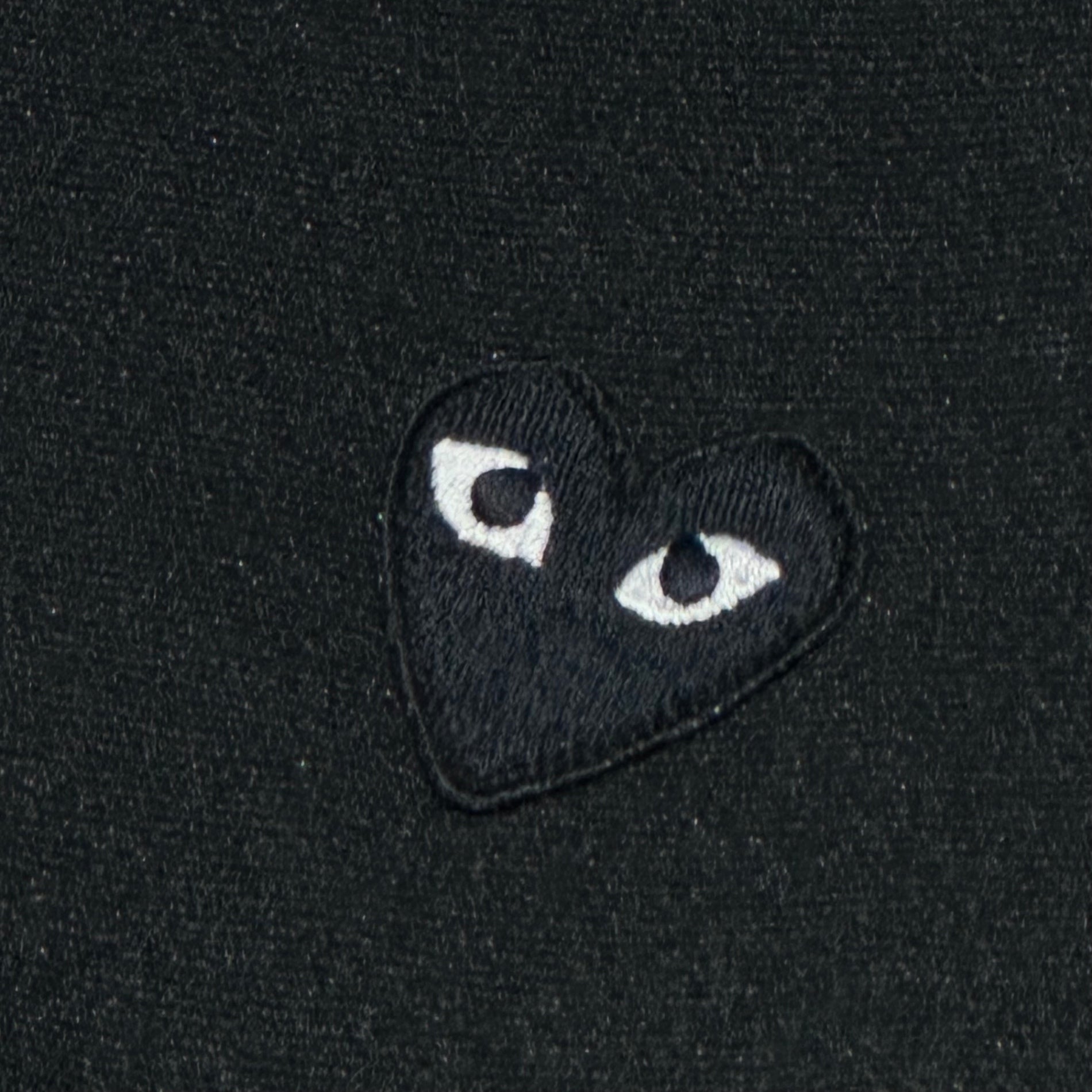 PLAY COMME des GARCONS(プレイコムデギャルソン) Heart Logo Patch Truck Jacket ハート ロゴ ワッペン トラック ジャケット AZ-T255 M ブラック AD2019/6