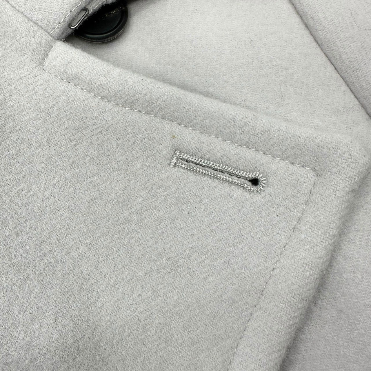 THE RERACS(ザリラクス) Melton peacoat メルトン Pコート S ライトグレー