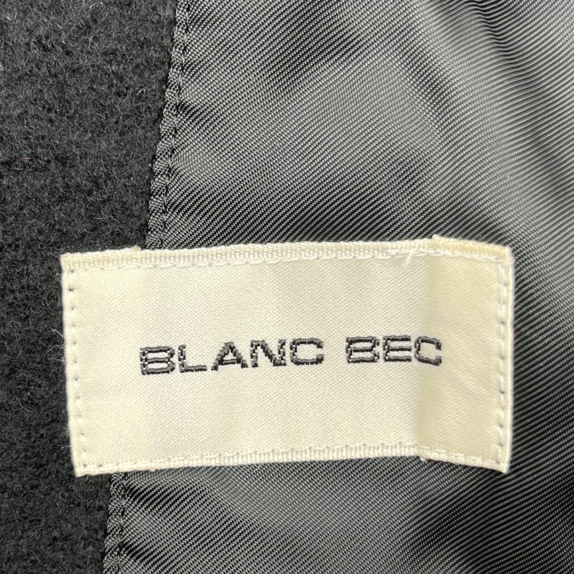 USED(ユーズド) OLD Center check line wool blouson オールド センター チェックライン チェック ブルゾン L ブラック×レッド BLANC BEC