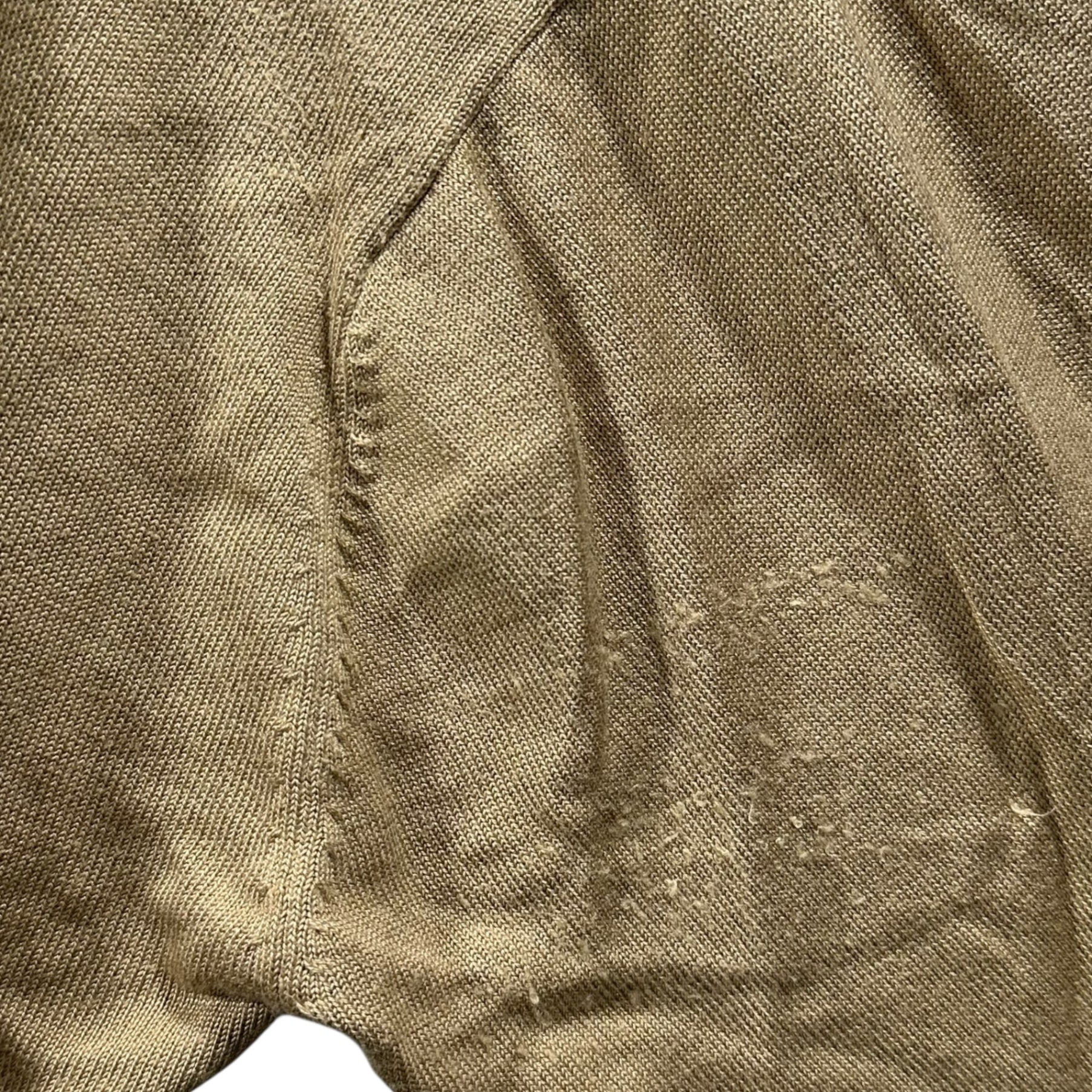 PRONTO UOMO(プロントウオモ) 90's Mock neck long sleeve knit silk blend モックネック 長袖 ニット シルク混 XL ベージュ ヴィンテージ
