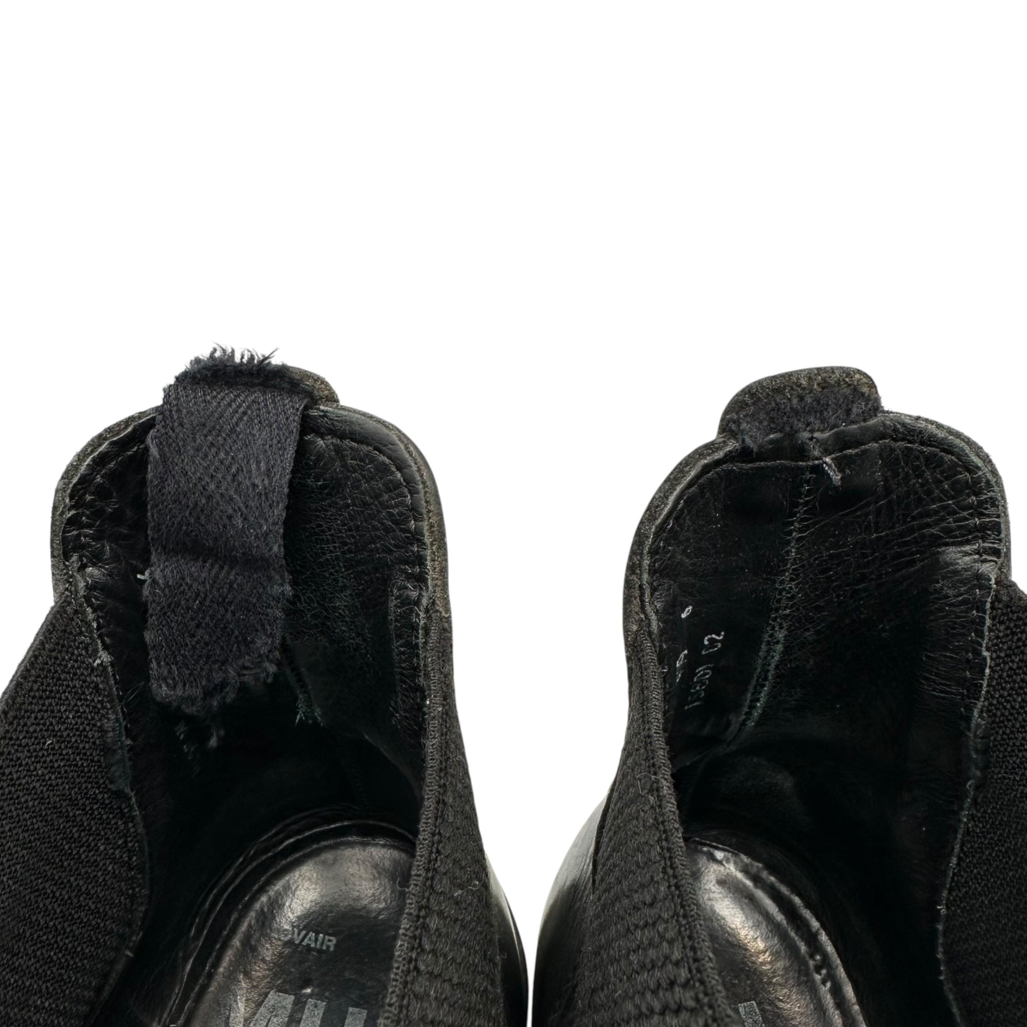 SOLOVAIR × MHL(ソロヴェアー × エムエイチエル マーガレットハウエル) Side-Gore Plain Toe サイドゴア プレーントゥ ブーツ 6(24~24.5cm程度) ブラック