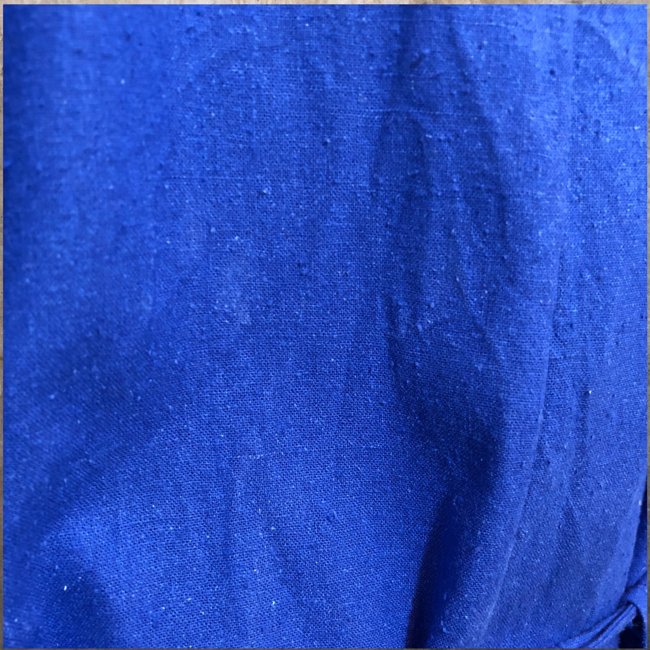 BASERANGE(ベースレンジ) HONDA DRESS RAW SILK/ピリング加工シルクワンピース S(M~Lサイズ程度) ブルー