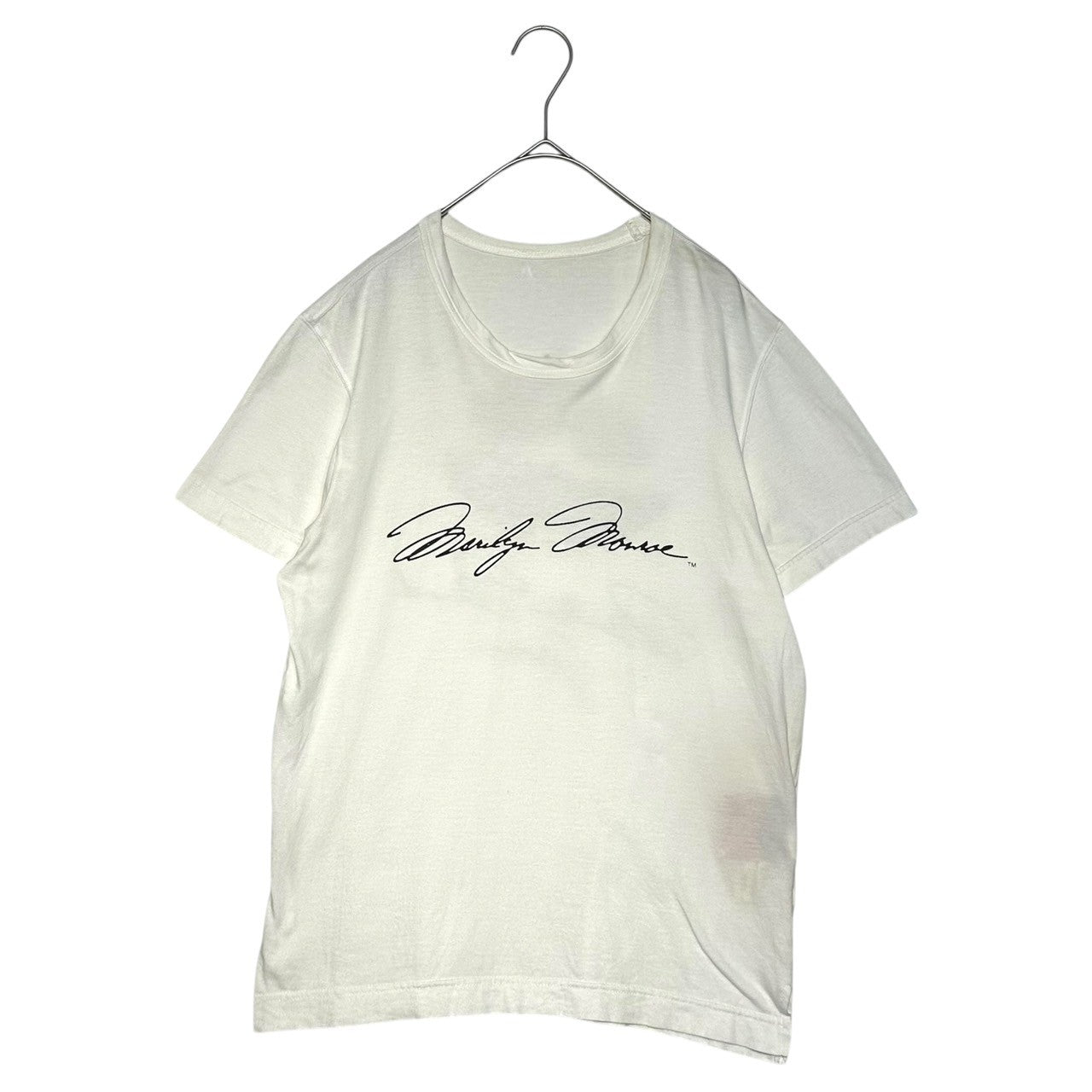 THEATER8 × mastermind × Marilyn Monroe(シアターエイト × マスターマインド × マリリンモンロー) Triple collaboration lip print T-shirt トリプルコラボ リップ プリント Tシャツ ホワイト