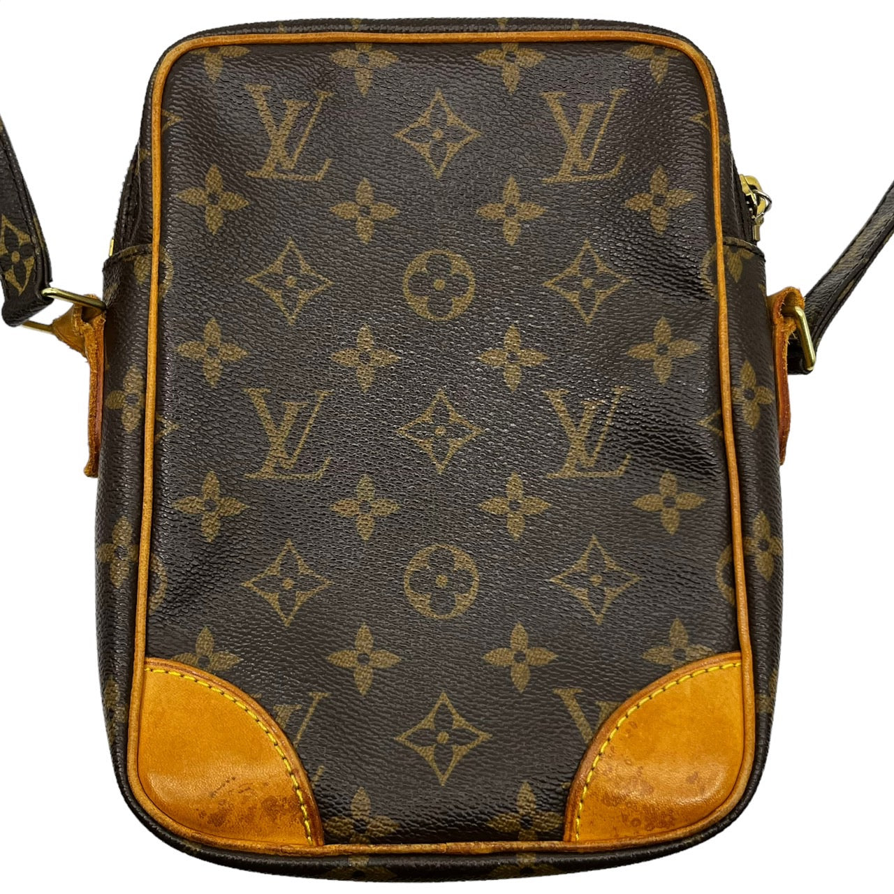 LOUIS VUITTON(ルイヴィトン) Danube ダヌーブ ショルダーバッグ サコッシュ M45266 ブラウン モノグラム TJ3190