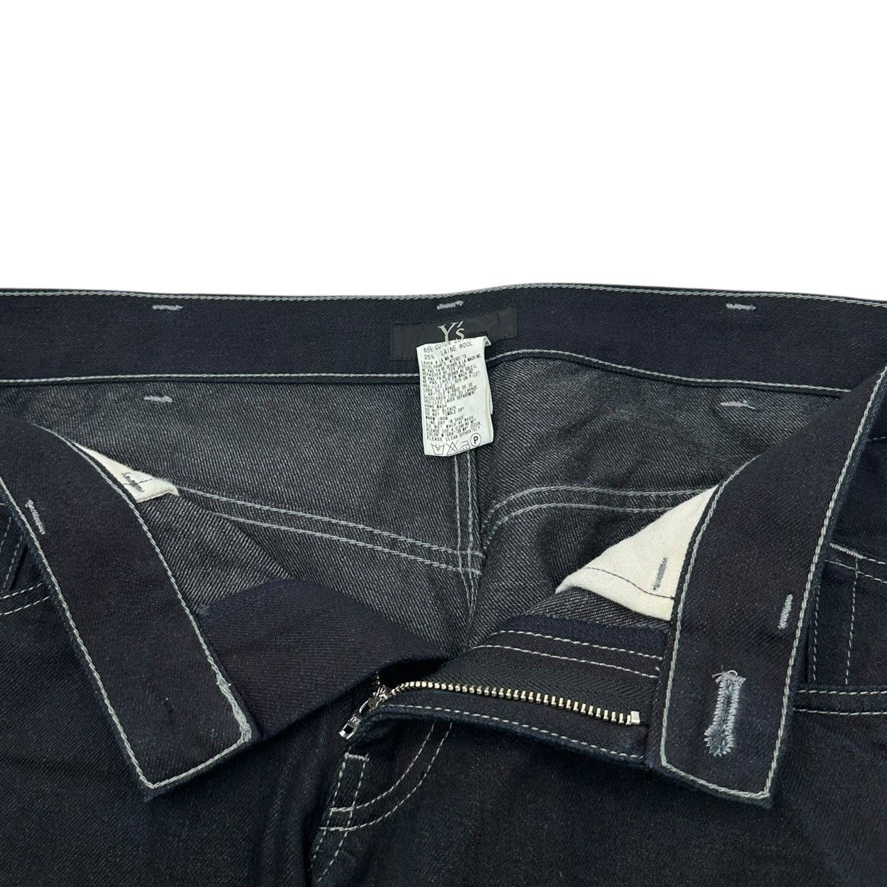 Y's(ワイズ) Pocket Zip Denim Pants ポケットジップ デニム パンツ YE-P01-015 2(M程度) インディゴ