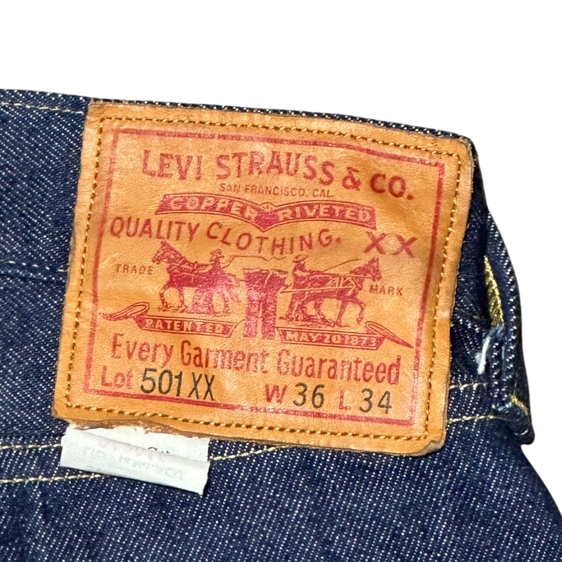 LEVI'S VINTAGE CLOTHING(リーバイスビンテージクロージング) 1933 Reissue Model Denim Pants 1933復刻モデル デニムパンツ PC9-33501-0049 W36 インディゴ