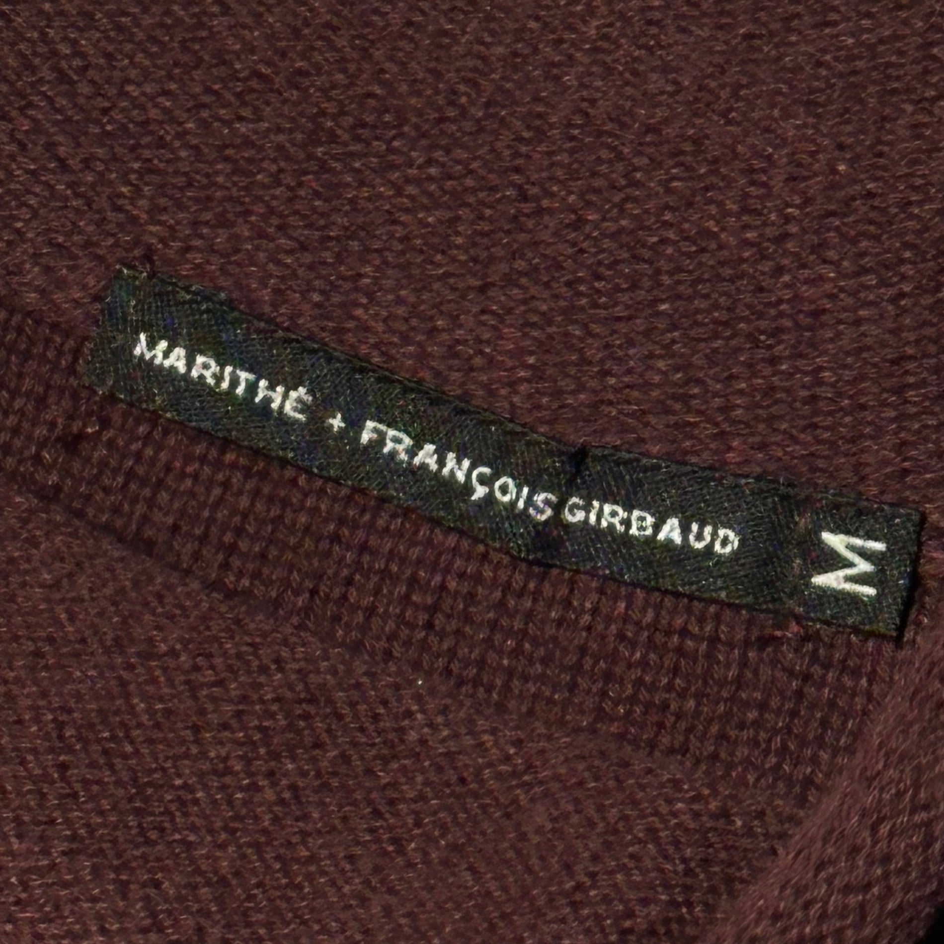 MARITHE FRANCOIS GIRBAUD(マリテフランソワジルボー) 00's Wild Stitch Bell Sleeve Cotton Knit ワイルド ステッチ ベルスリーブ コットン ニット F7-8810 M ブラウン Y2K