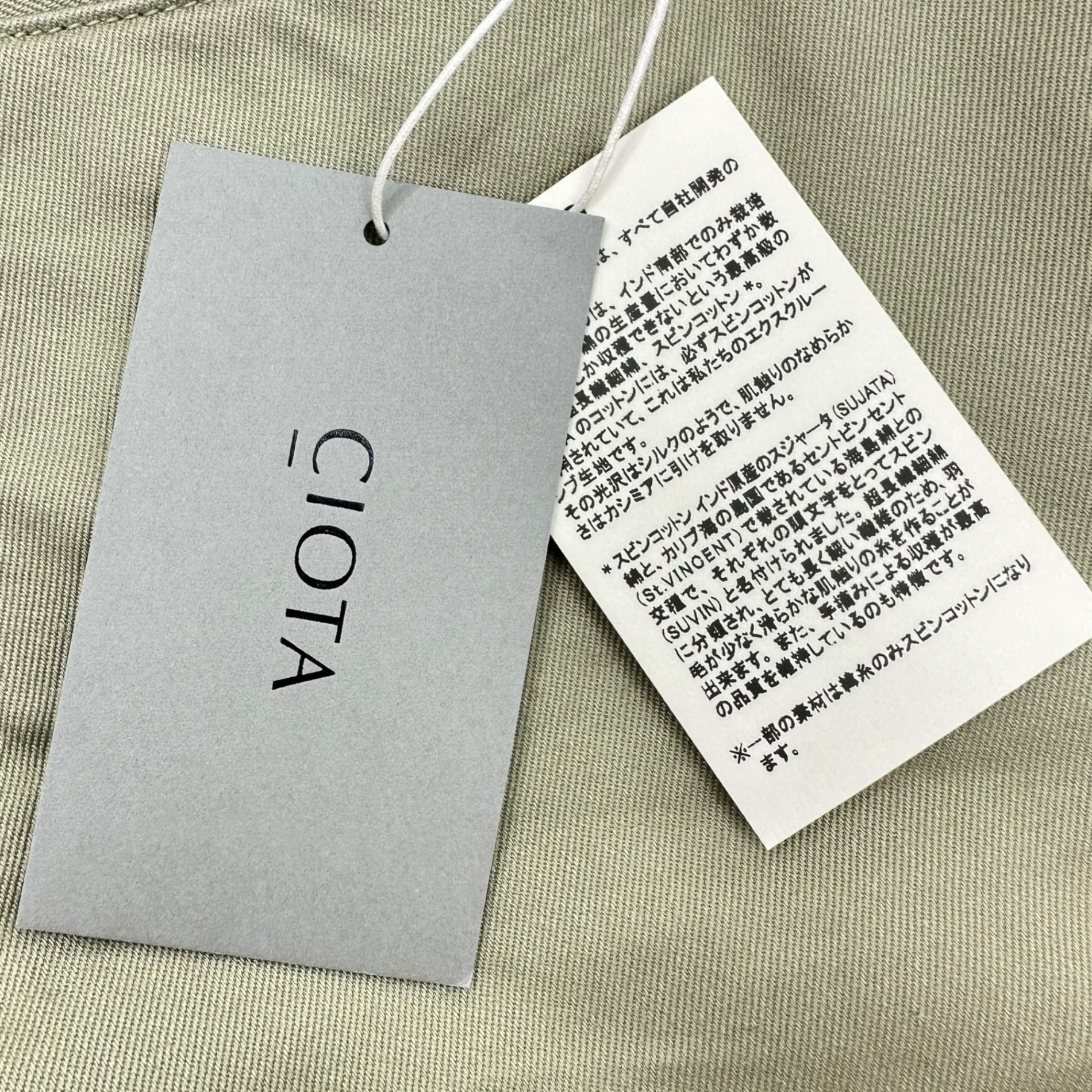 CIOTA(シオタ) Subin Cotton Weapon Chino Pants スビン コットン ウエポン チノ パンツ PTLM-102M 4 ベージュ