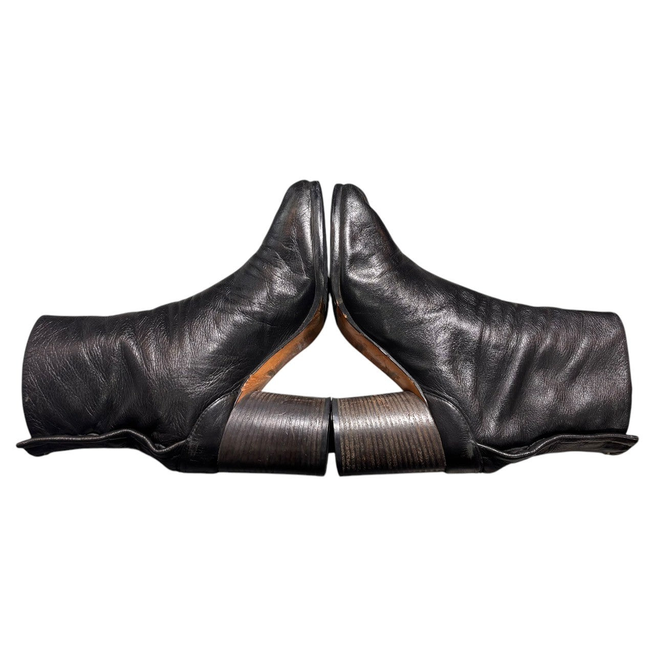 Maison Martin Margiela(メゾン マルタンマルジェラ) TABI BOOTS 足袋 ブーツ 36(23.0cm程度) ブラック レザー タビ 7cm ヒール