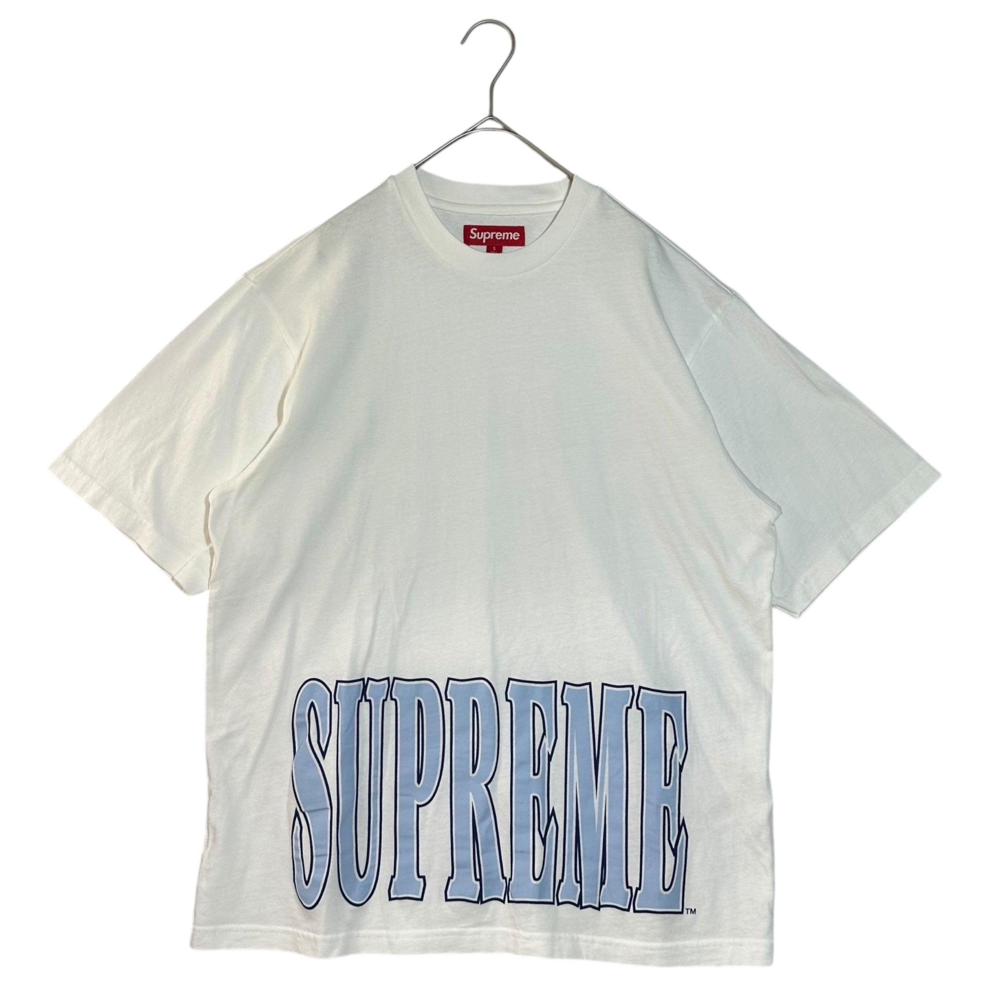SUPREME(シュプリーム) 25AW Cracked Stretch S/S Top ロゴ プリント Tシャツ S ホワイト 25FW