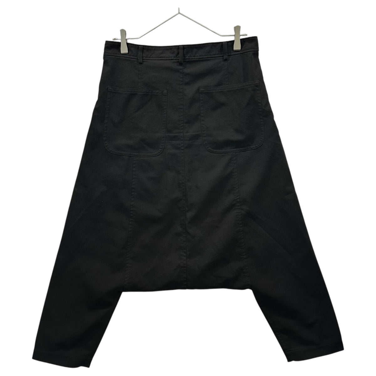 COMME des GARCONS(コムデギャルソン) 2008AW Polyester Sarouel Pants ポリエステル サルエル パンツ GB-P046 SS ブラック AD2008 00s アーカイブ 男性着用可能