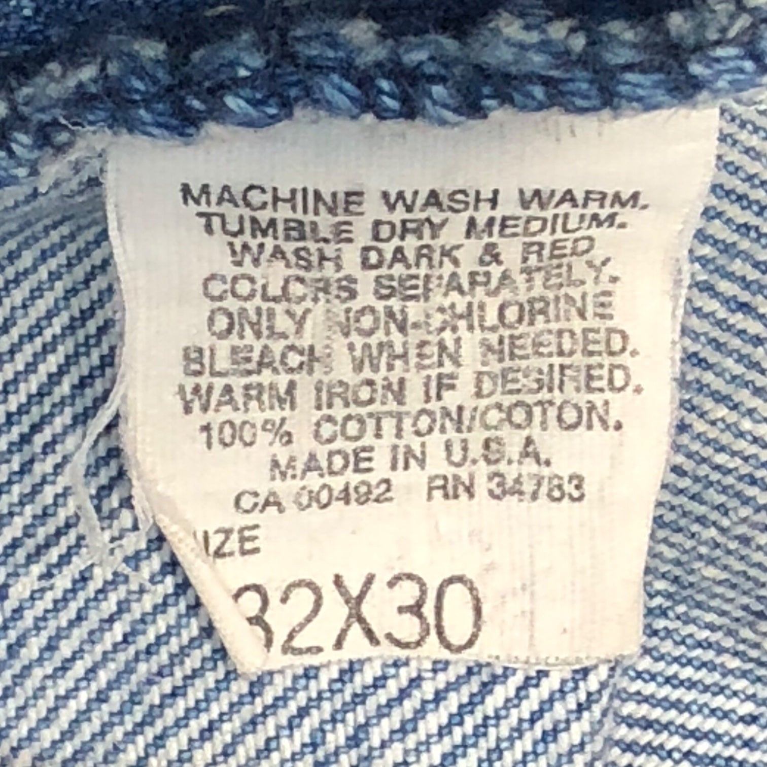 LEE(リー) 70~80's 200vヴィンテージデニムパンツ/裾リメイク 200-0945 W32×L30 ライトインディゴ 70~80年代