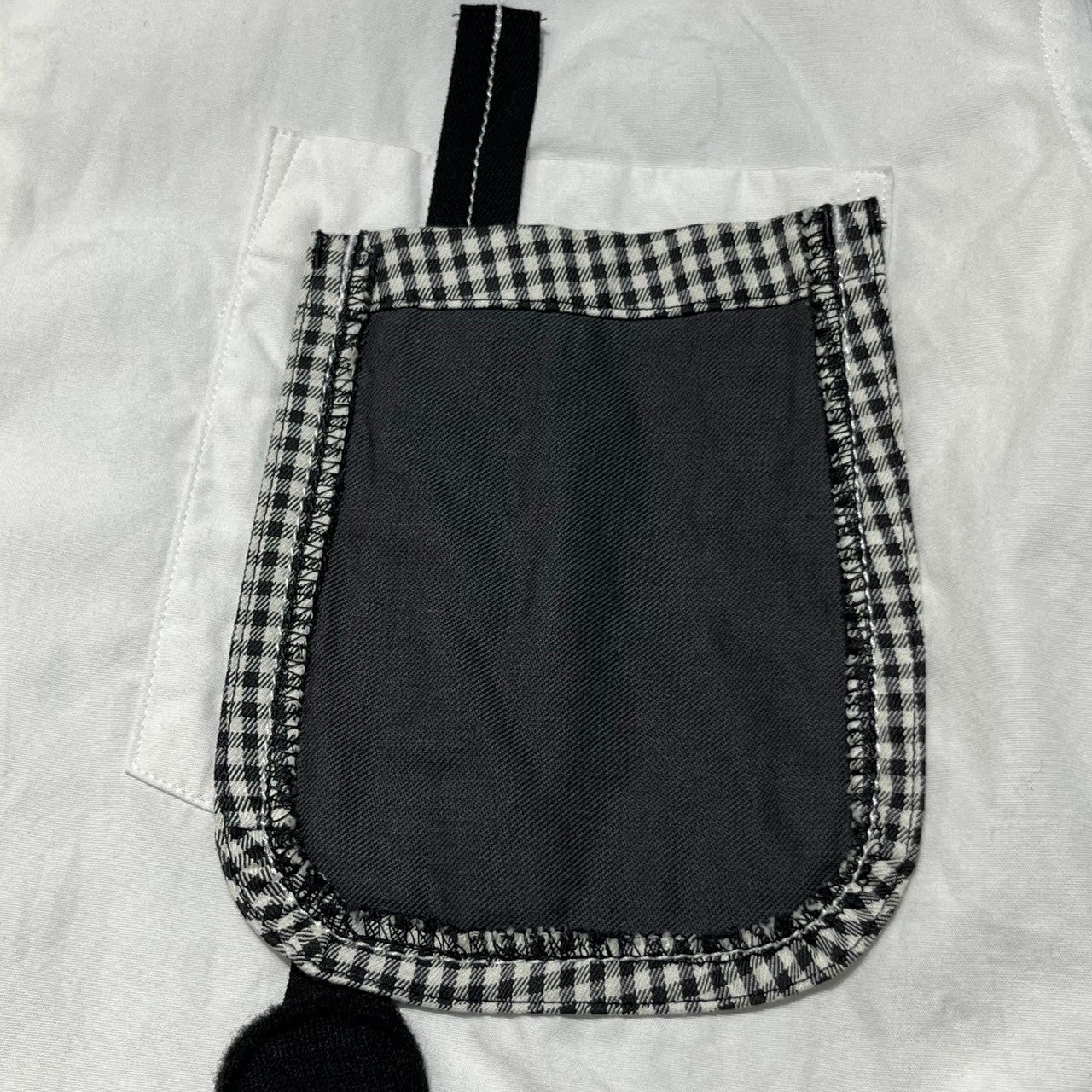 COMME des GARCONS HOMME PLUS(コムデギャルソンオムプリュス) 10SS Docking pocket L/S shirt ドッキング 人形 ポケット 長袖 シャツ PE-B007 XS ホワイト AD2009 ランダムコラージュ期