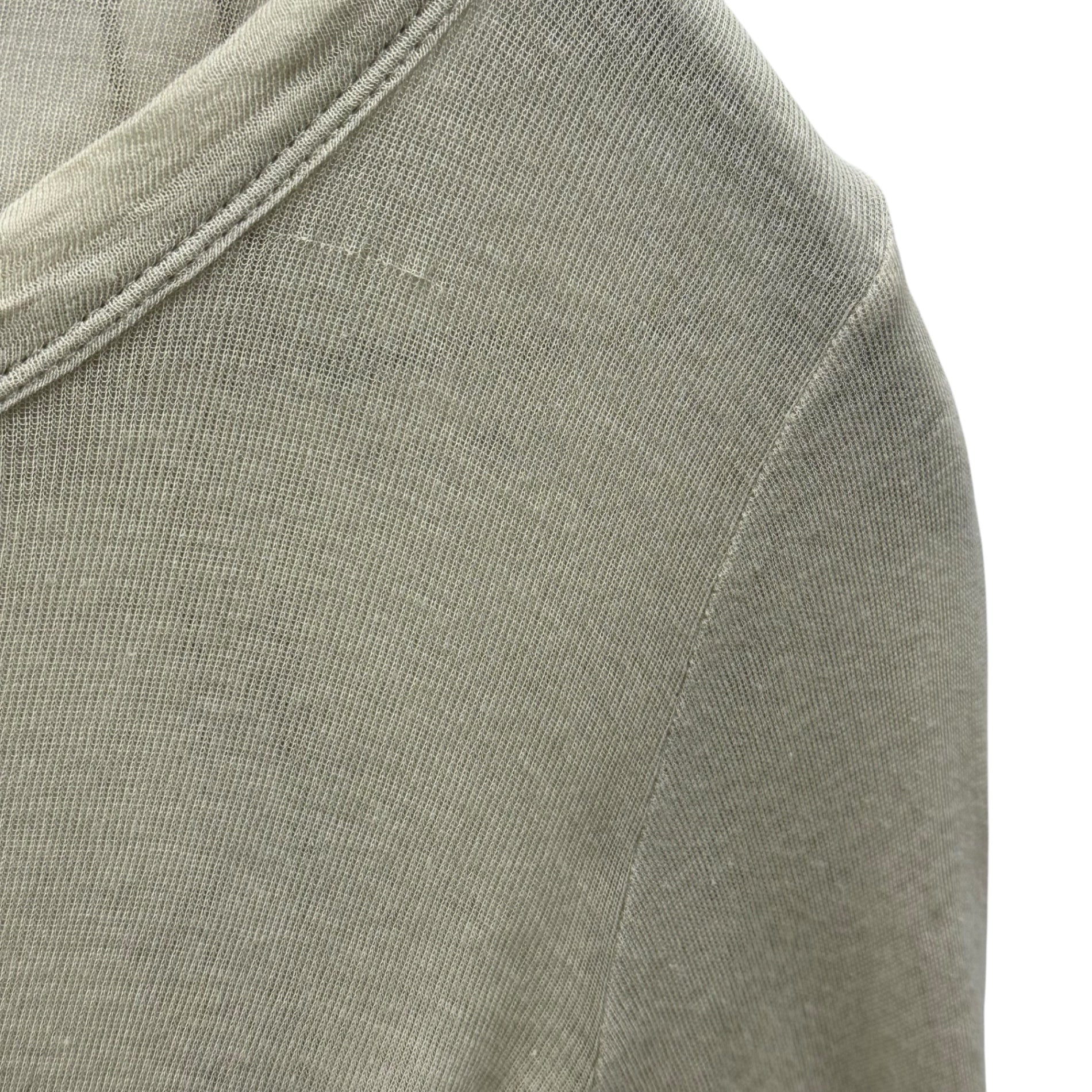 Rick Owens(リックオウエンス) 16SS L/S Ribbed T-Shirt 長袖 リブ カットソー RP16S9201 40 ベージュ Tシャツ