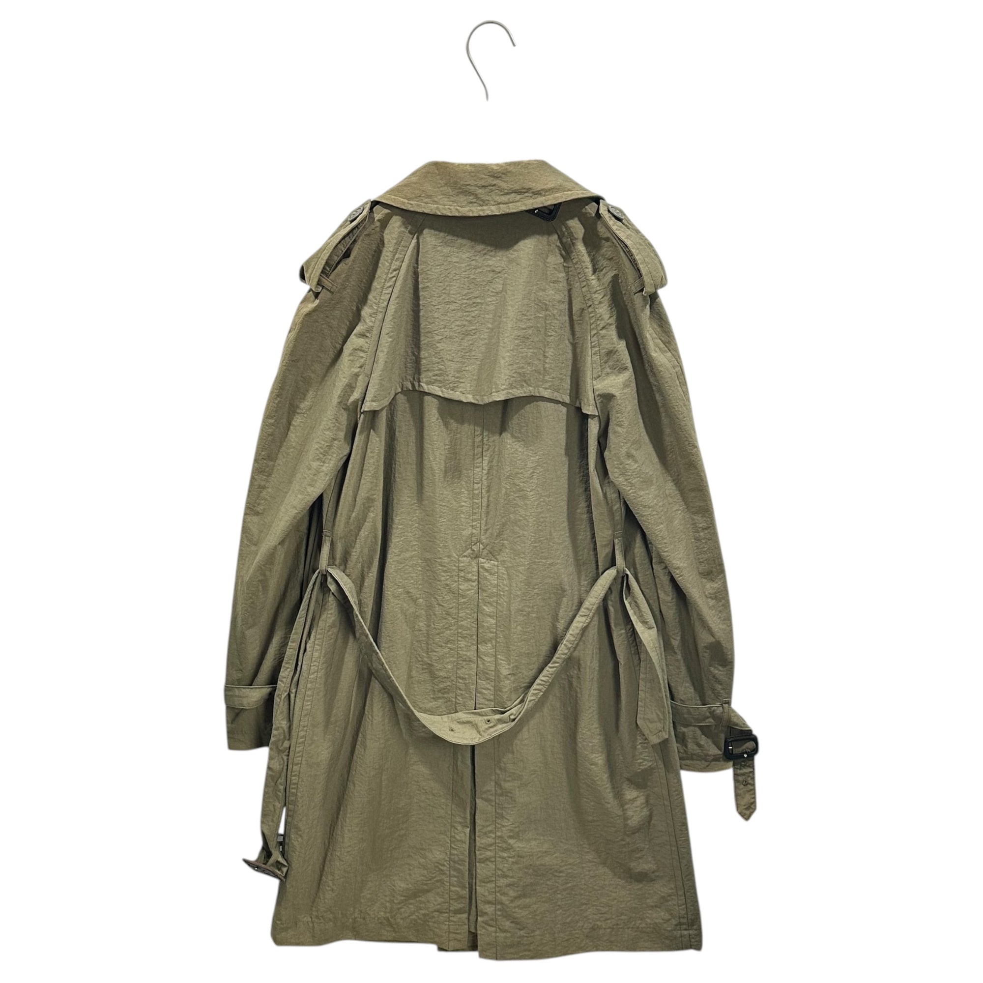 COMME des GARCONS(コムデギャルソン) 1998SS Aoyama Exclusive Nylon Trench Coat 青山限定 ナイロン トレンチ コート KX-814070 FREE カーキ AD1997 90s アーカイブ